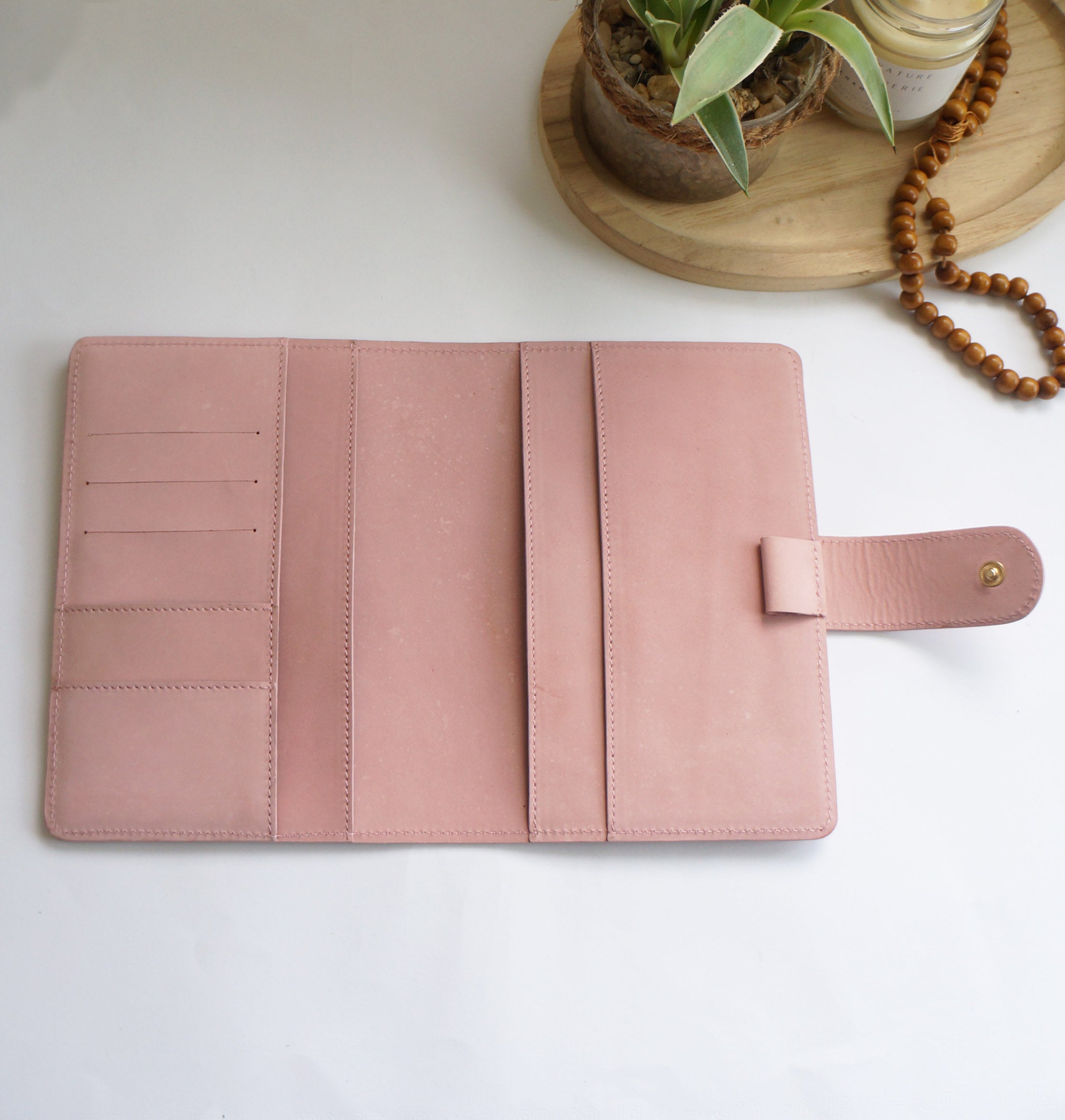 B6 Journal Cover - Blush Rose Nubuck (Misfit)