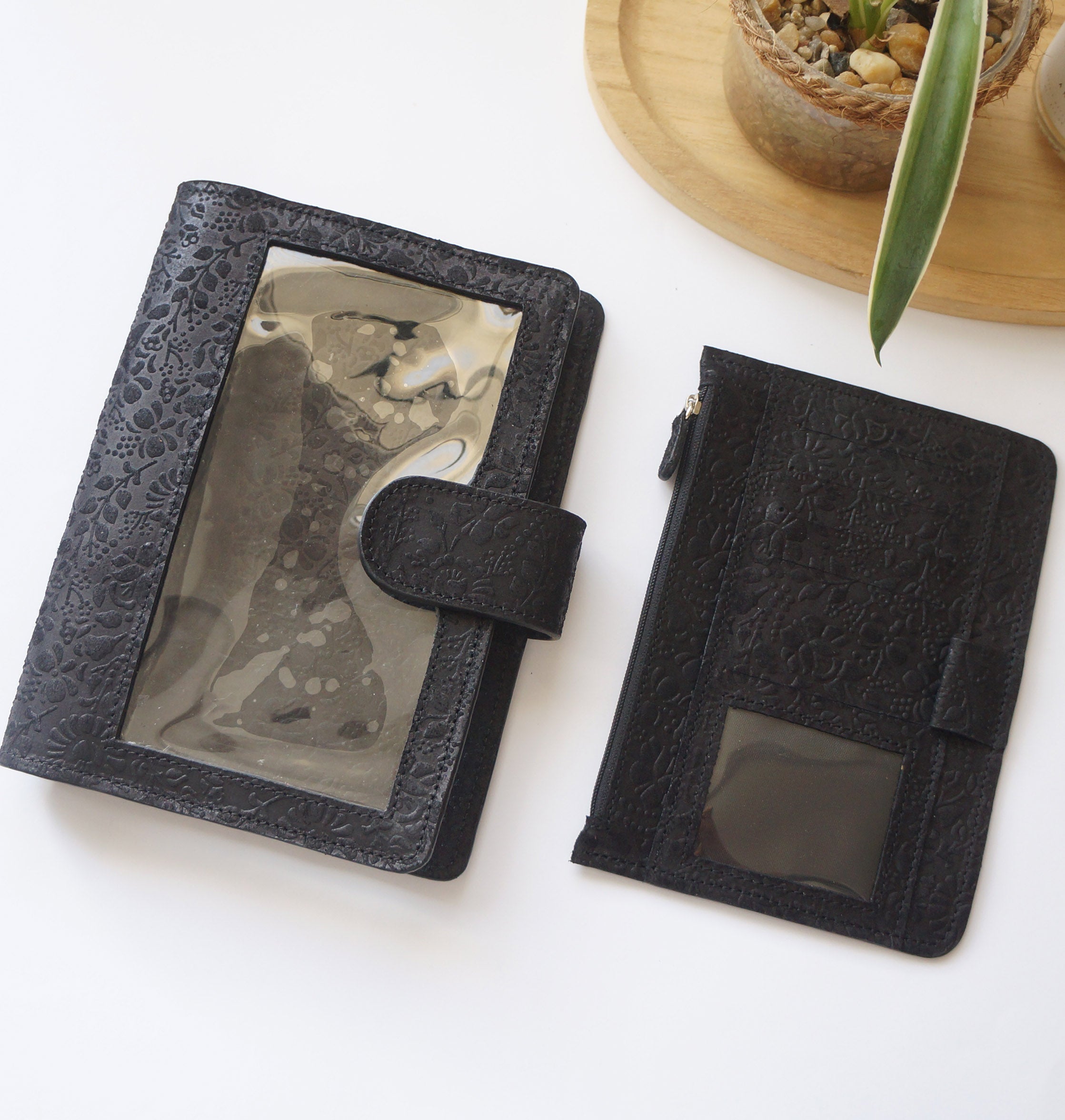 B6 Journal Cover - Full clear front pocket