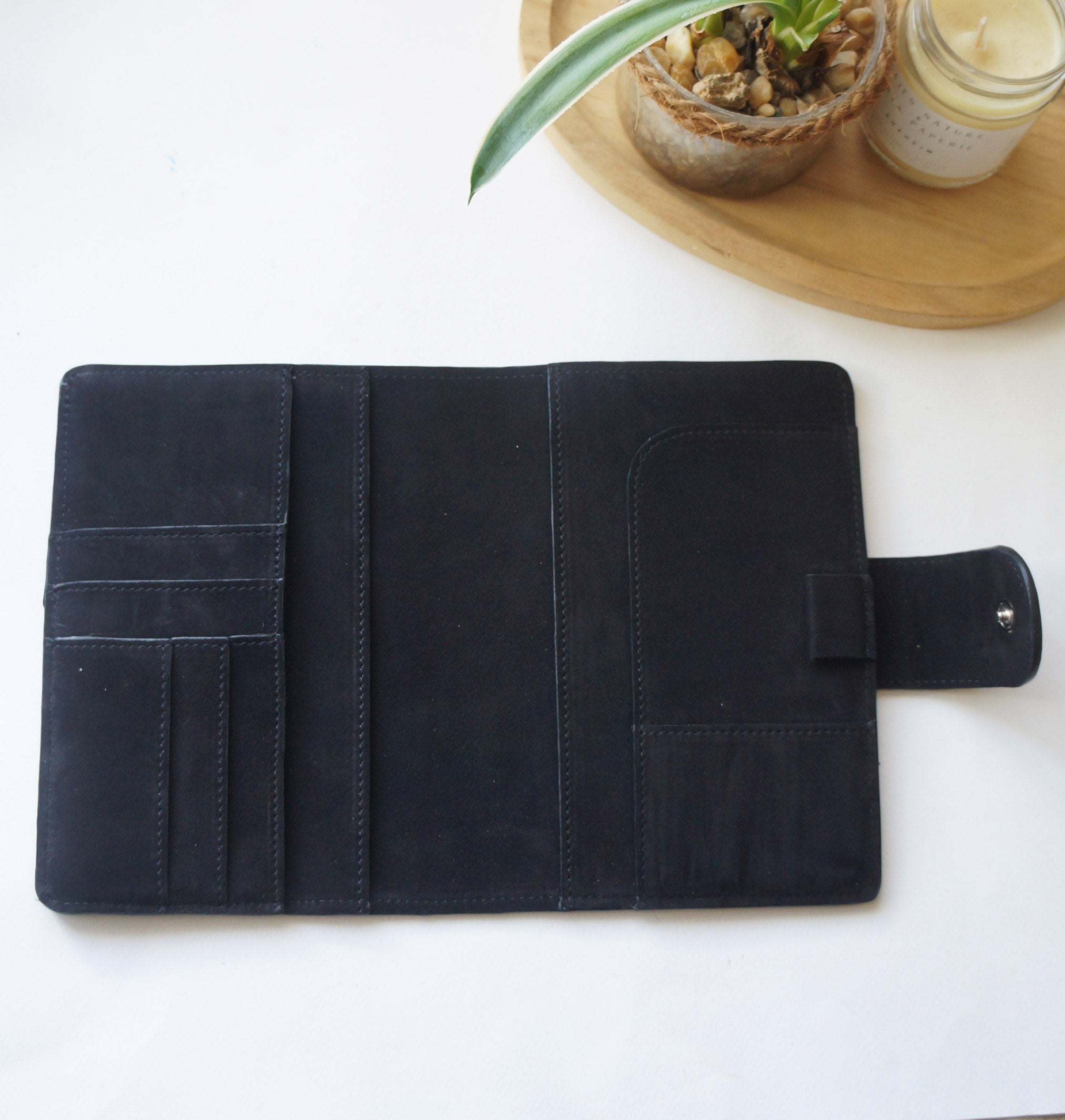 B6 Journal Cover - Nubuck Black