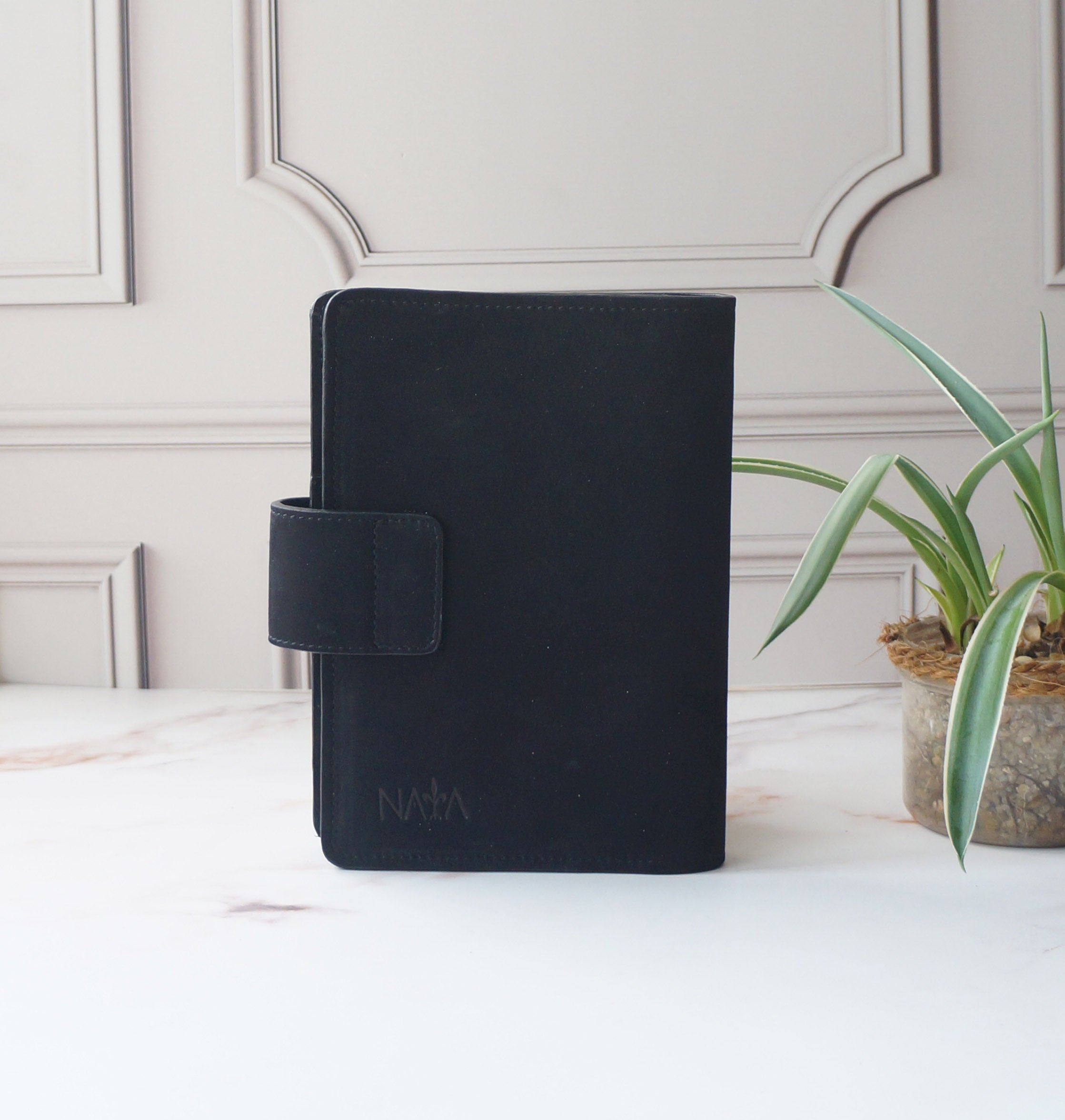 B6 Journal Cover - Nubuck Black