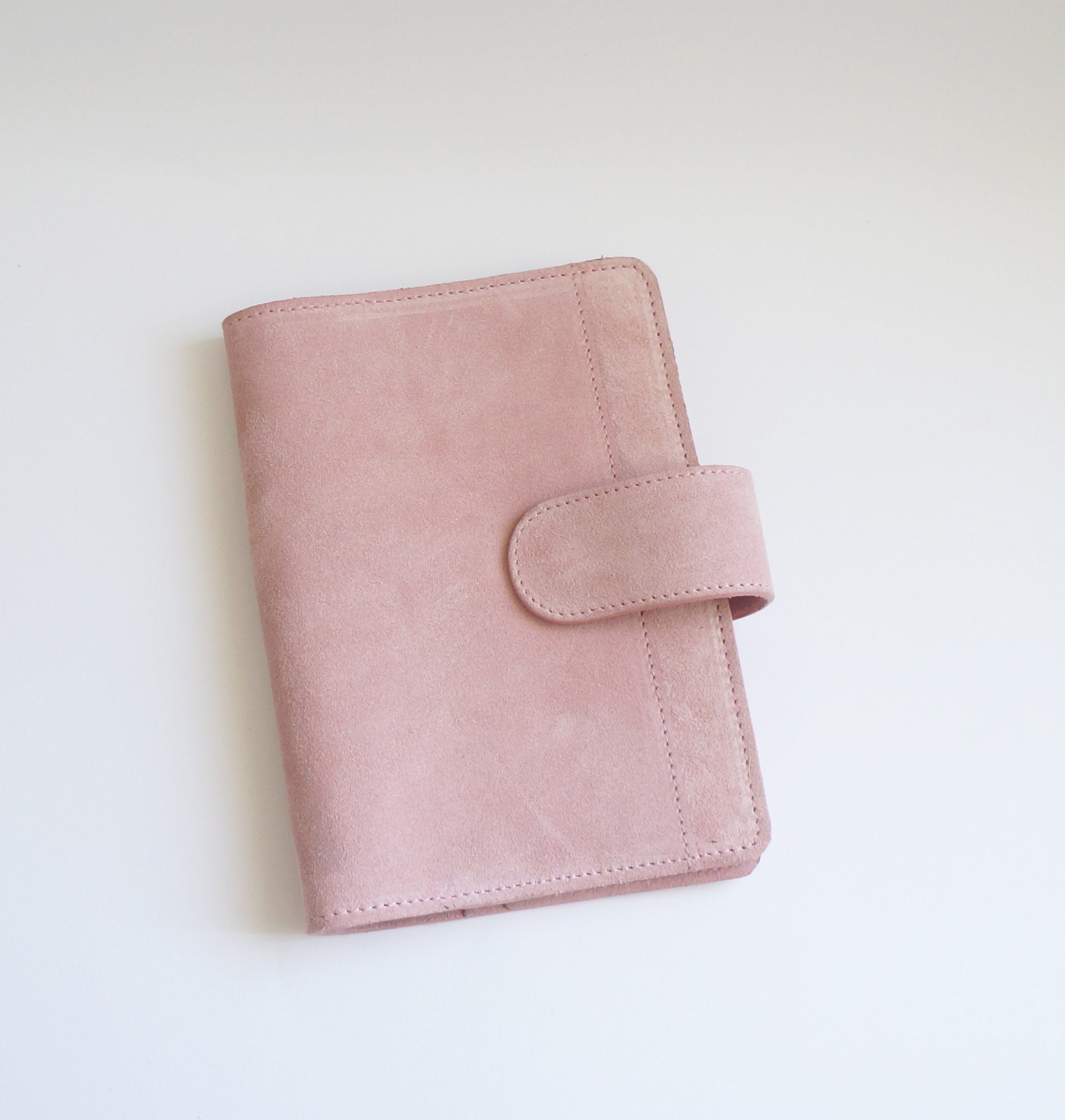 B6 Journal Cover - Light Pink Suede