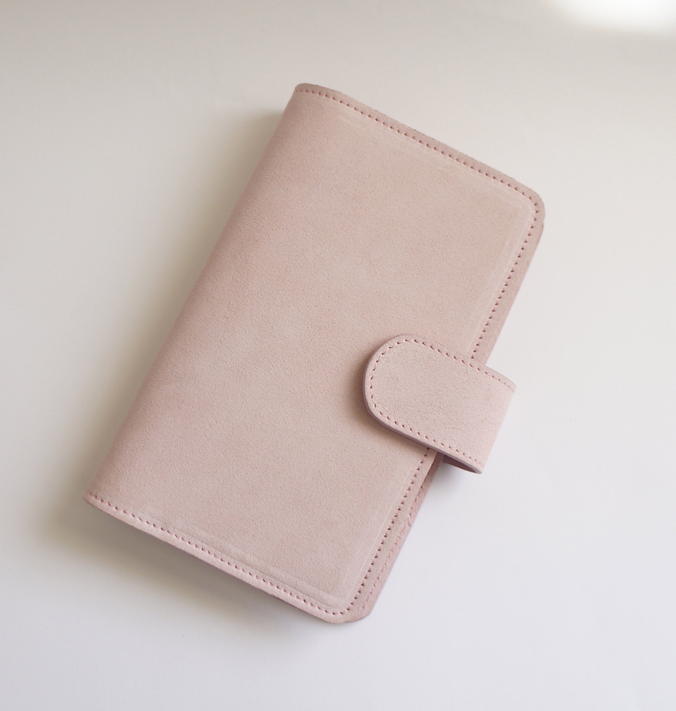 B6 Slim Journal Cover - Suede Light Pink