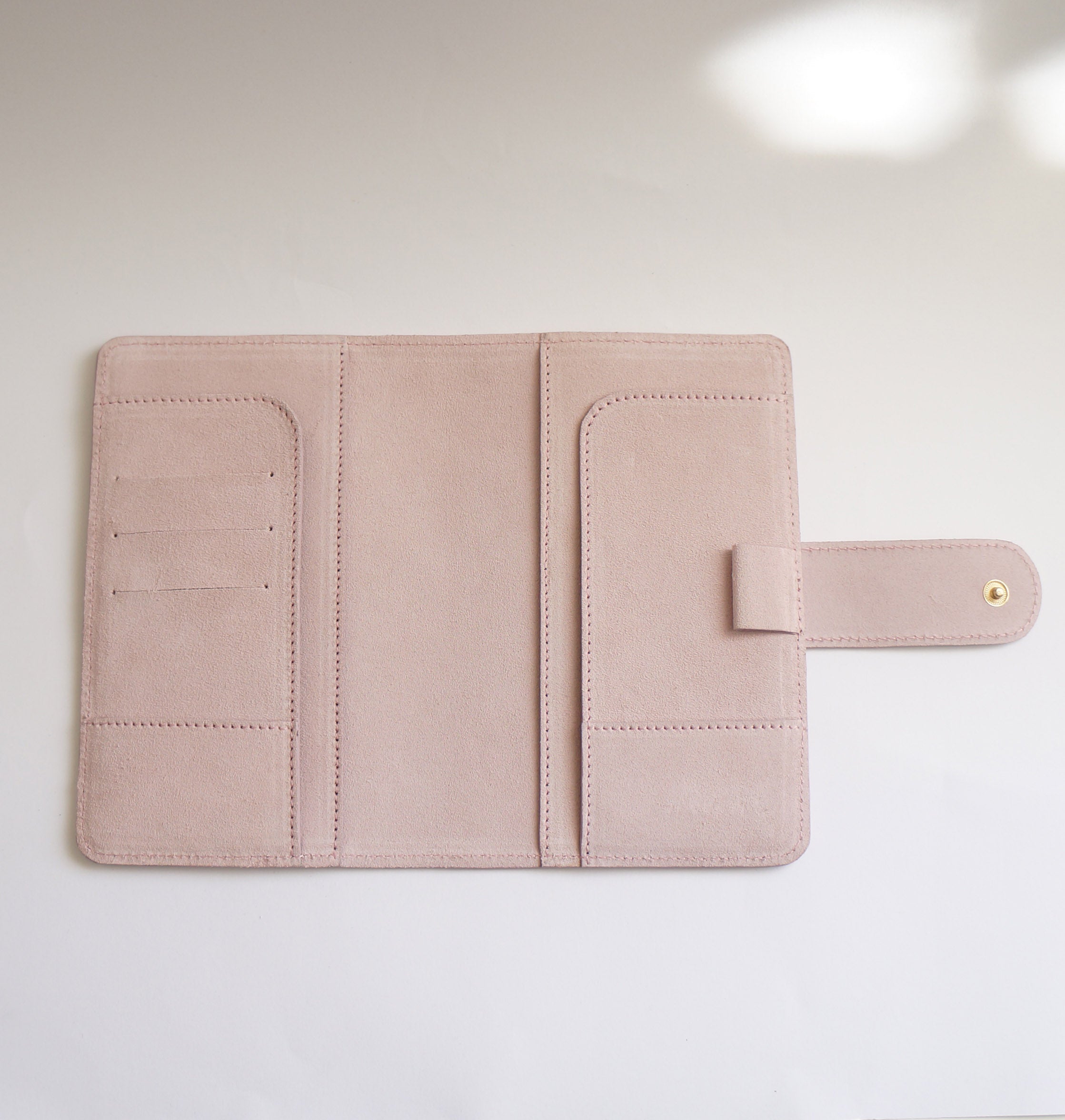 B6 Slim Journal Cover - Suede Light Pink