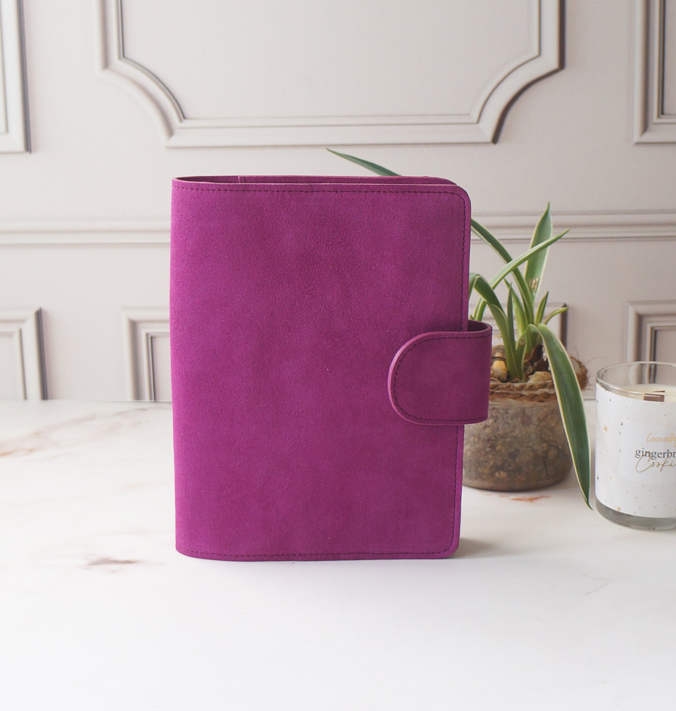 B6 Wide Journal Cover - Suede Berry