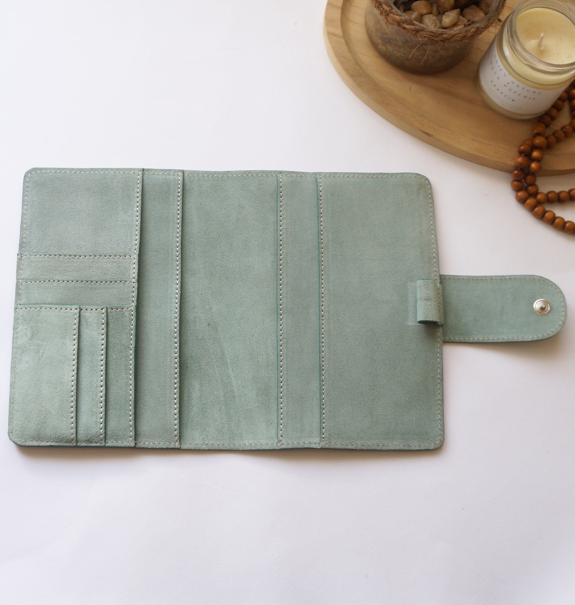 B6 Journal Cover - Aquaverde