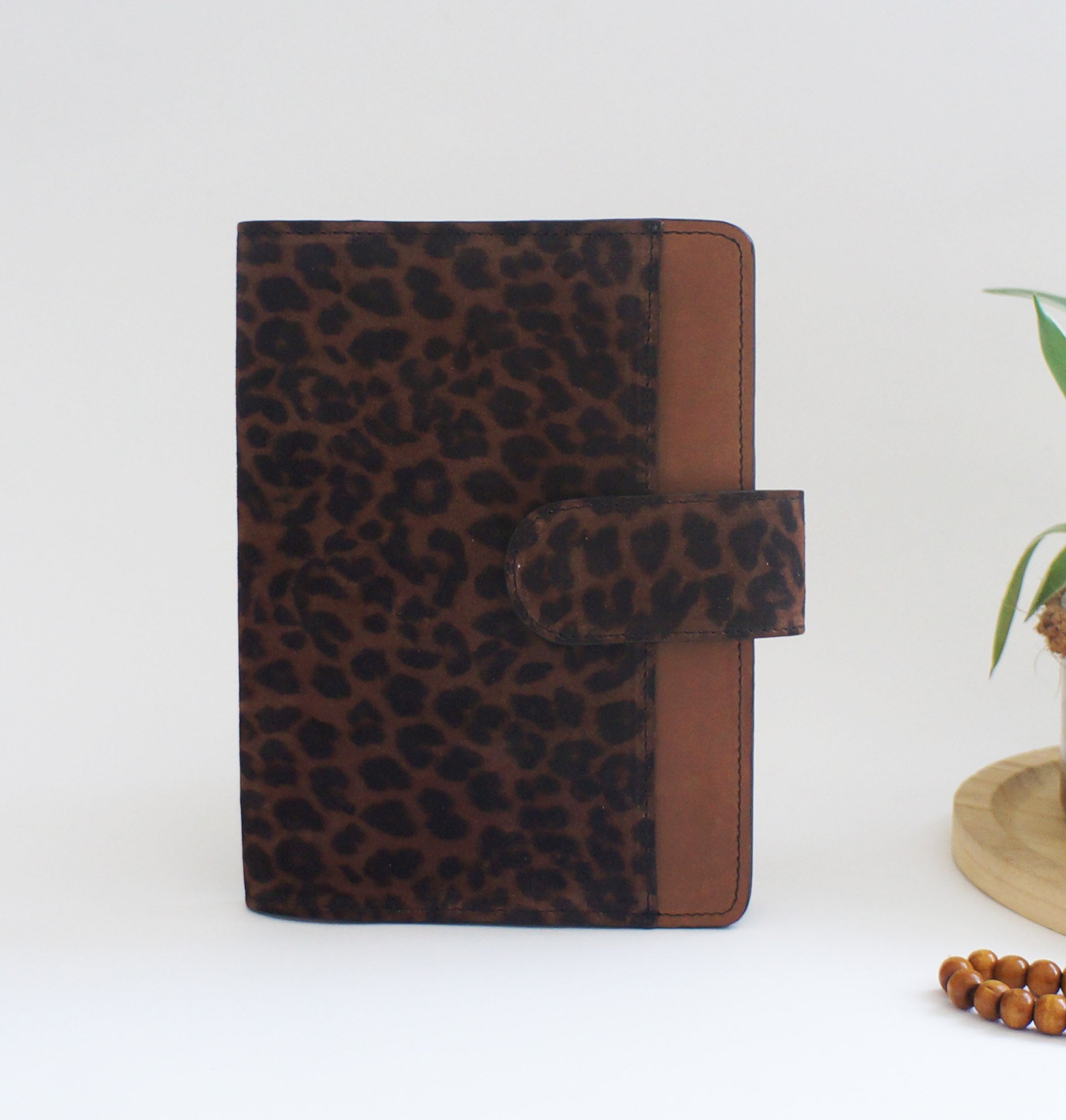 B6 Journal Cover - Dark Leopard/Cocoa Creme
