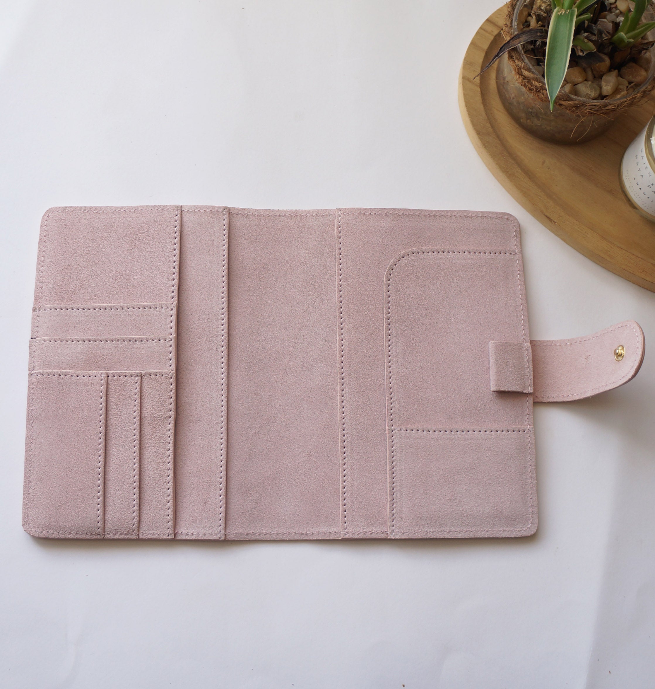 B6 Journal Cover - Suede light pink