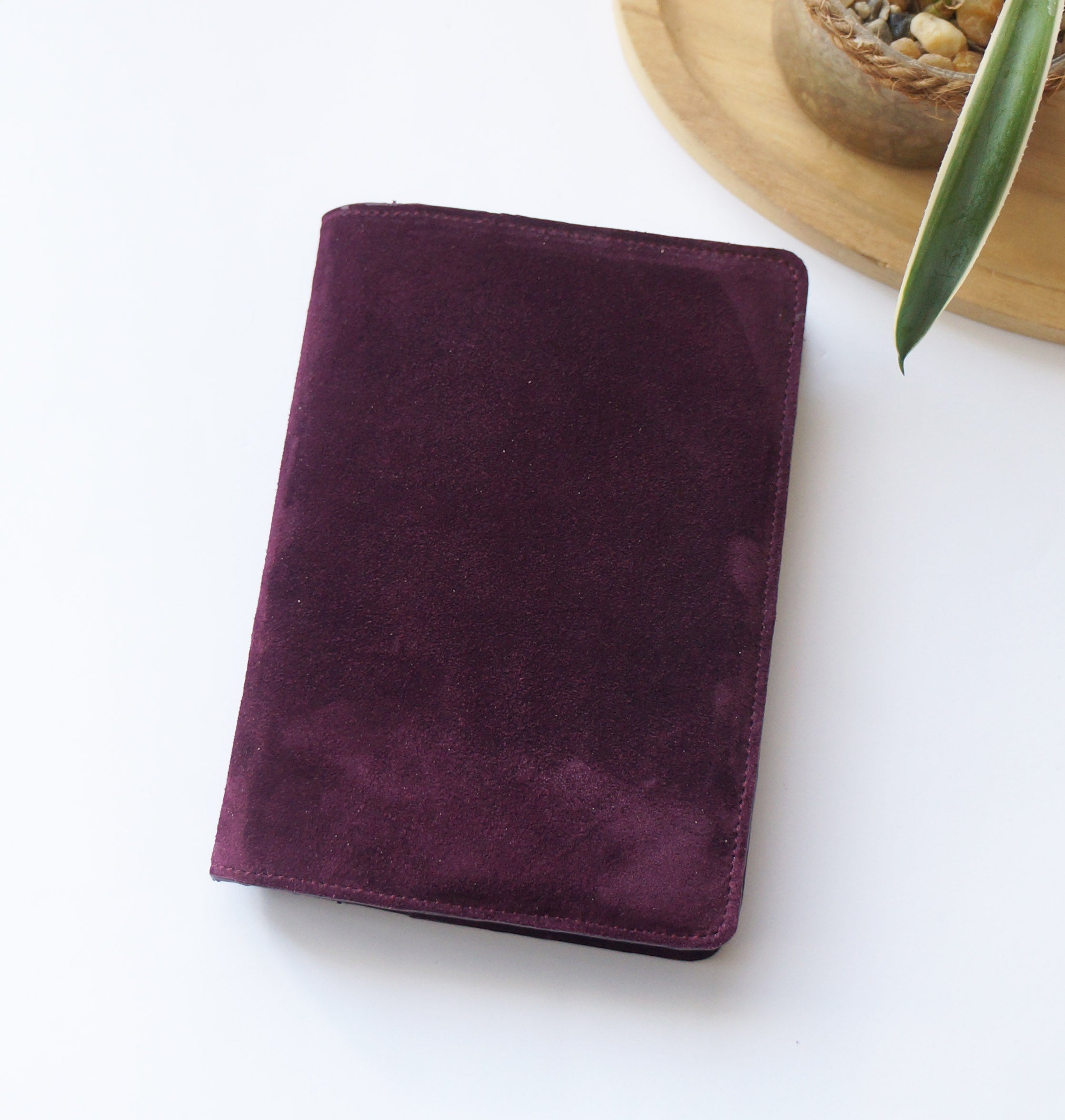 B6 Journal Cover - Suede Scarlet