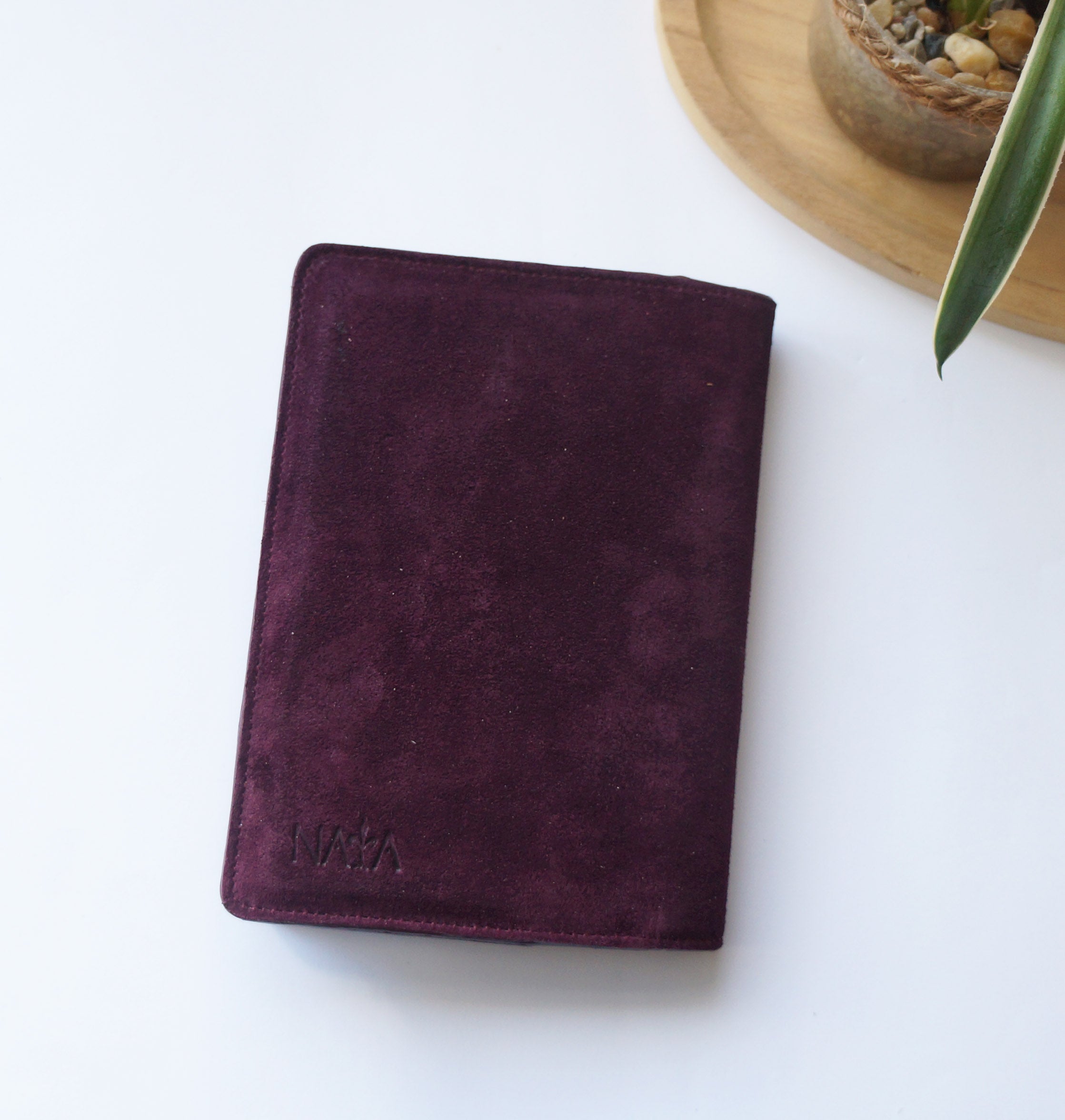 B6 Journal Cover - Suede Scarlet