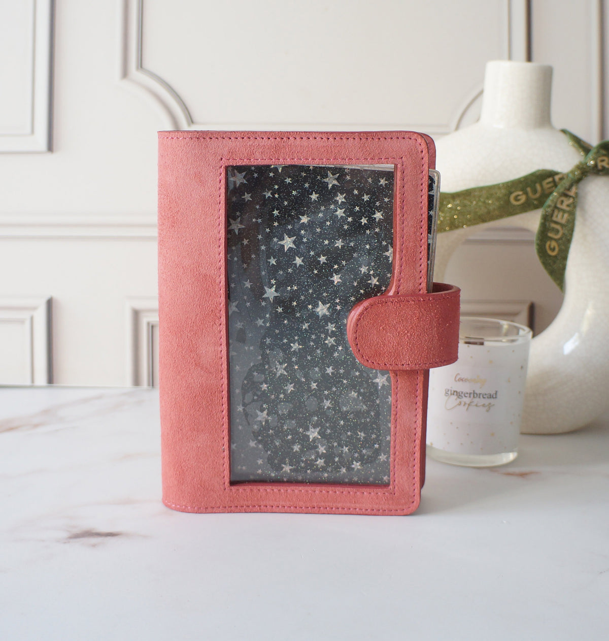 B6 Journal Cover full clear front - Suede Coral Reef