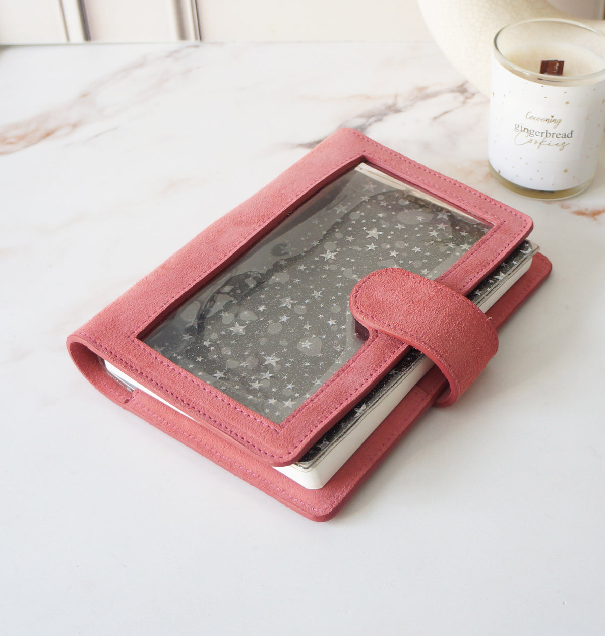 B6 Journal Cover full clear front - Suede Coral Reef