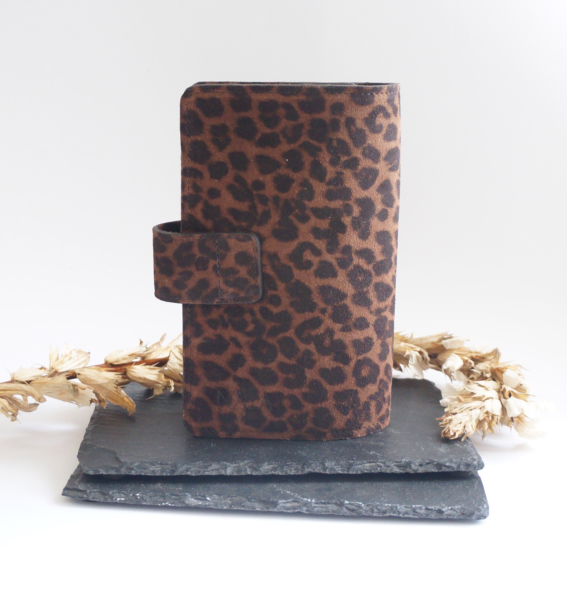 B6 Slim Journal Cover - Dark Leopard