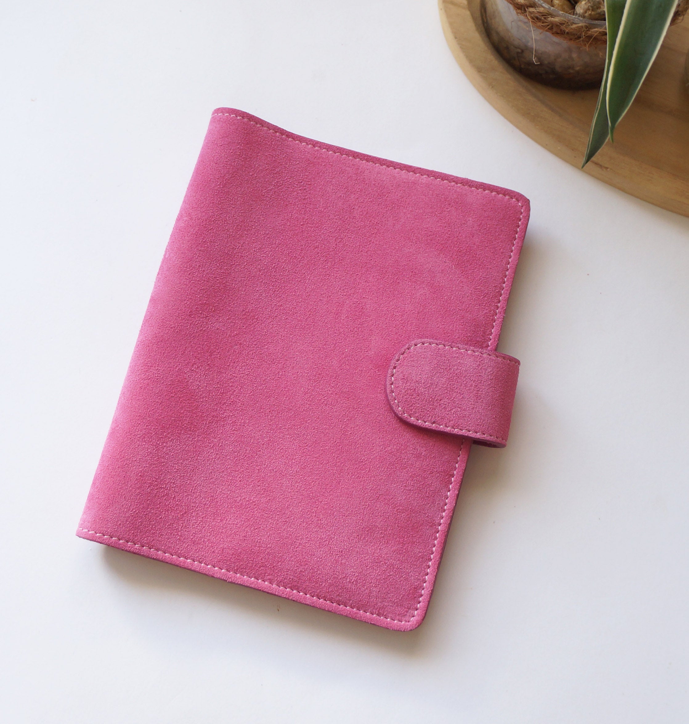 B6 Journal Cover - Suede Dragonfruit