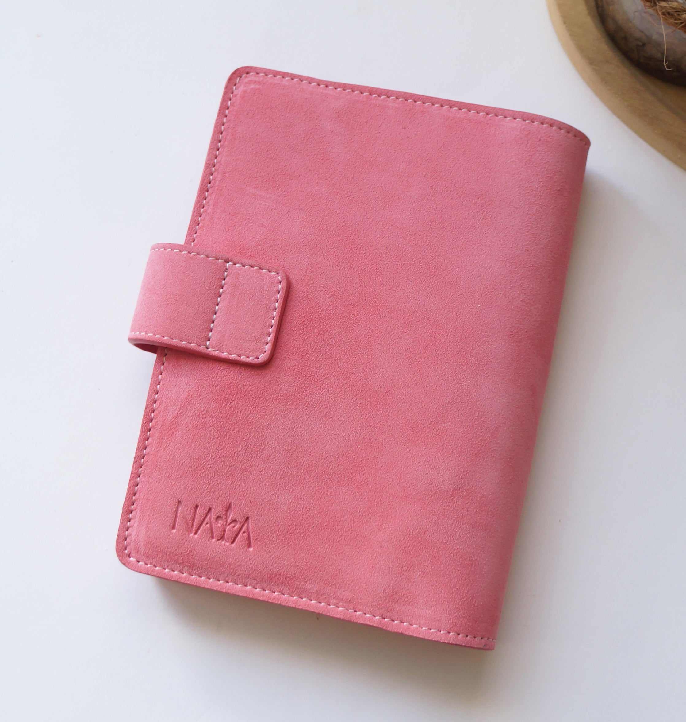 B6 Journal Cover - Suede Flamingo