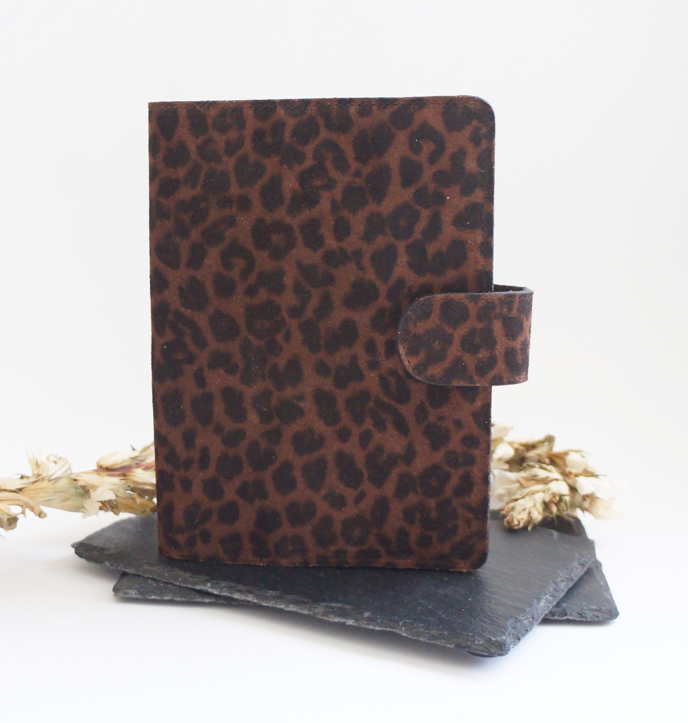 B6 Journal Cover - Dark Leopard