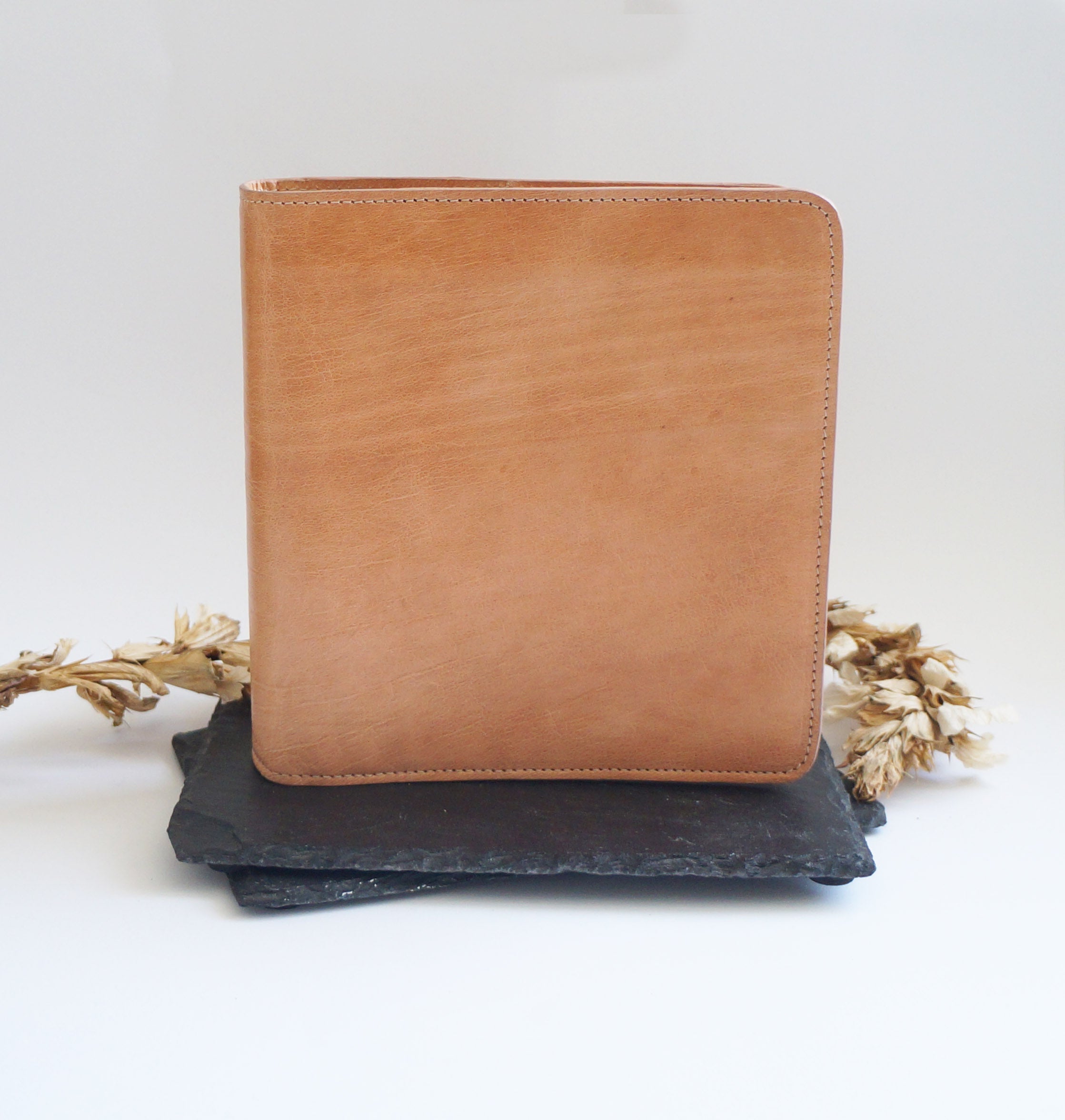 B6 Wide Ring Binder - Undyed Sheep