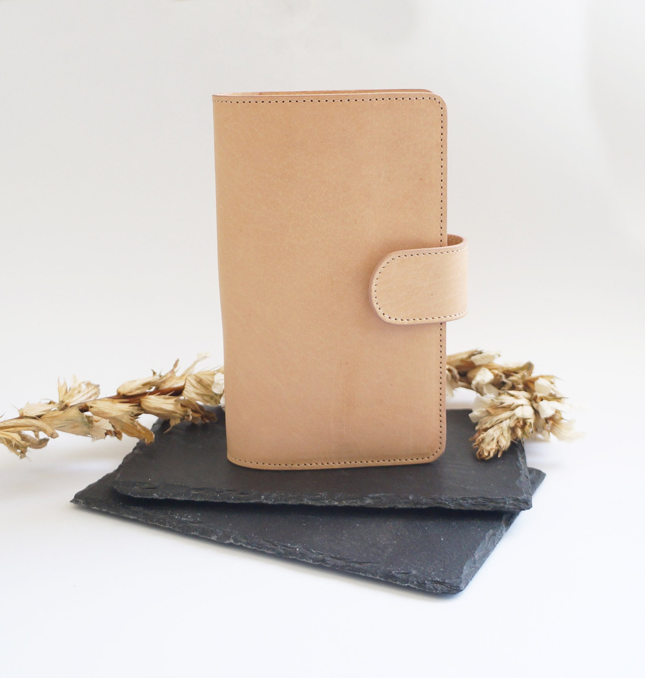 B6 Slim Journal Cover - Undyed Cow