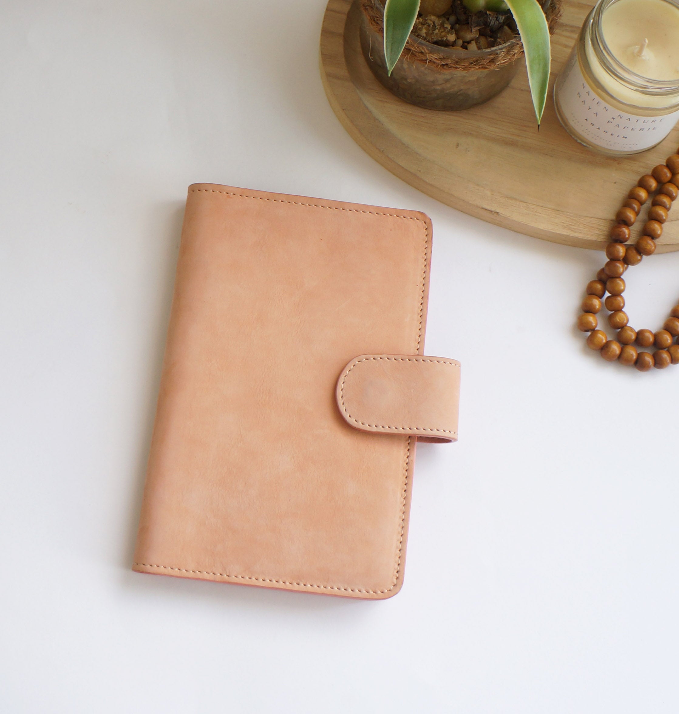 B6 Slim Journal Cover - Velvet Peachy Pink