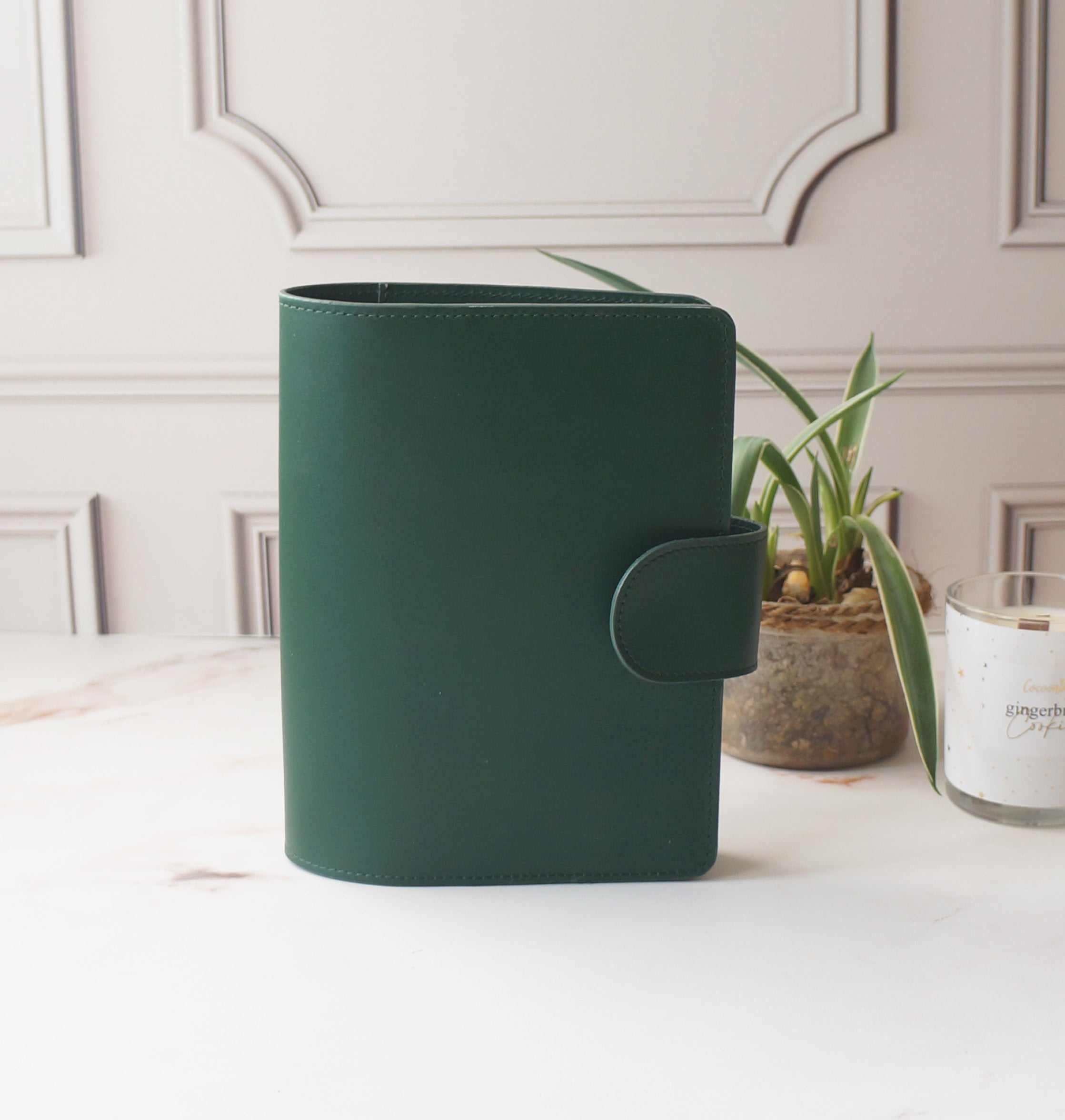 B6 Wide Journal Cover - Smooth Green