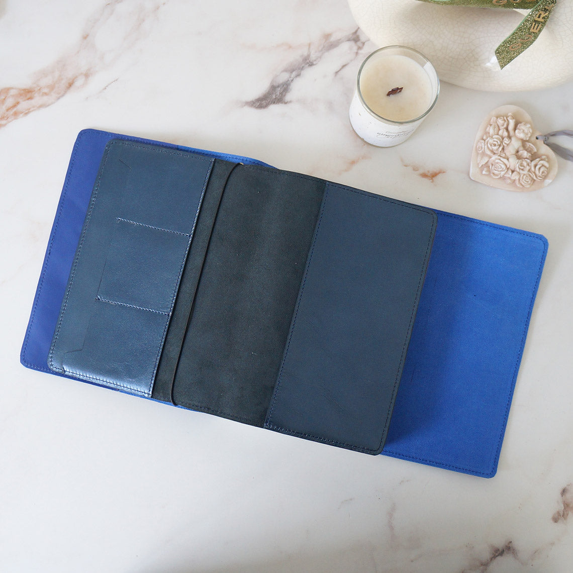 Trifold Combo A5 Cover + Wallet - Blue