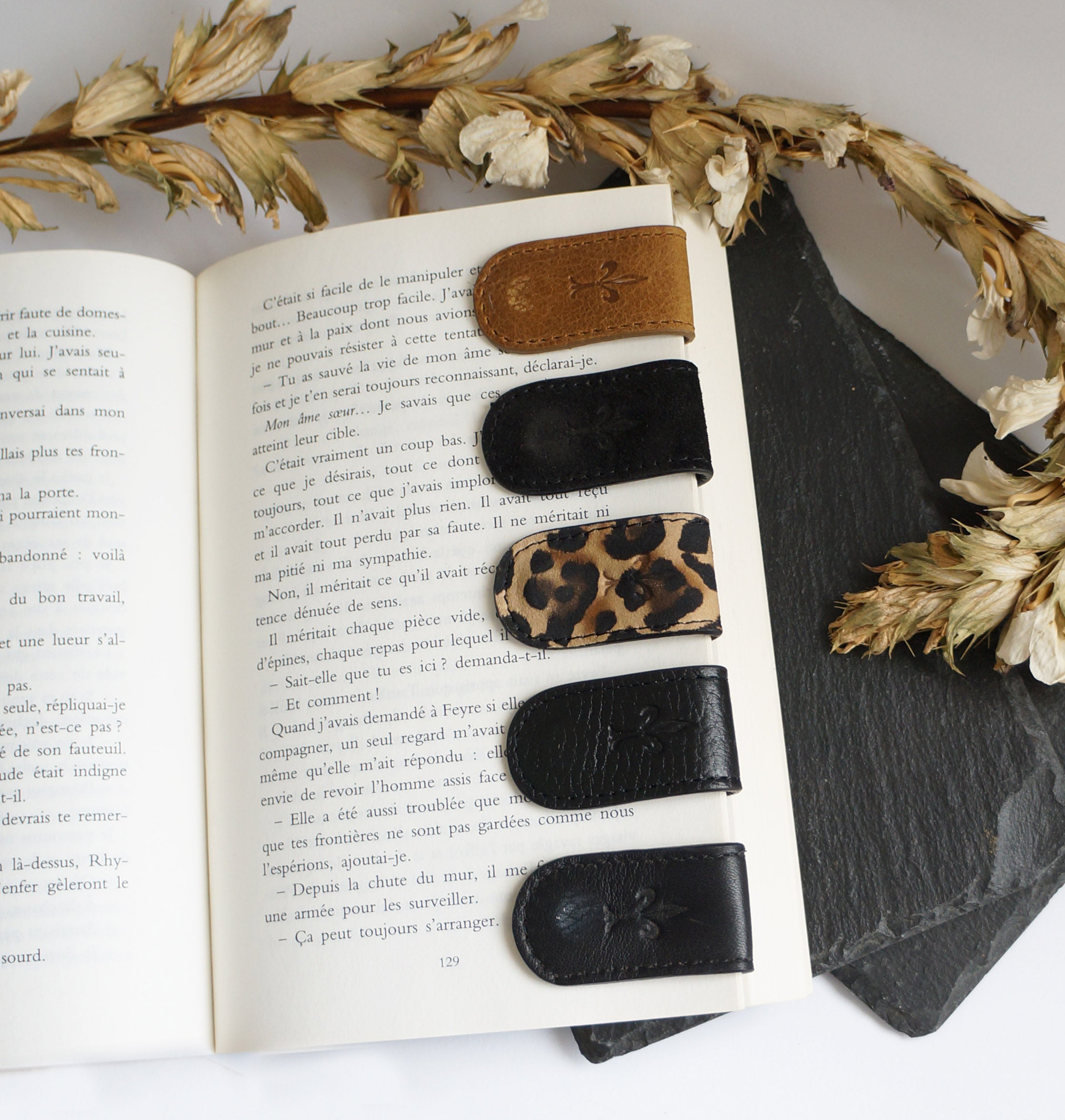 Magnetic Bookmarks - Black