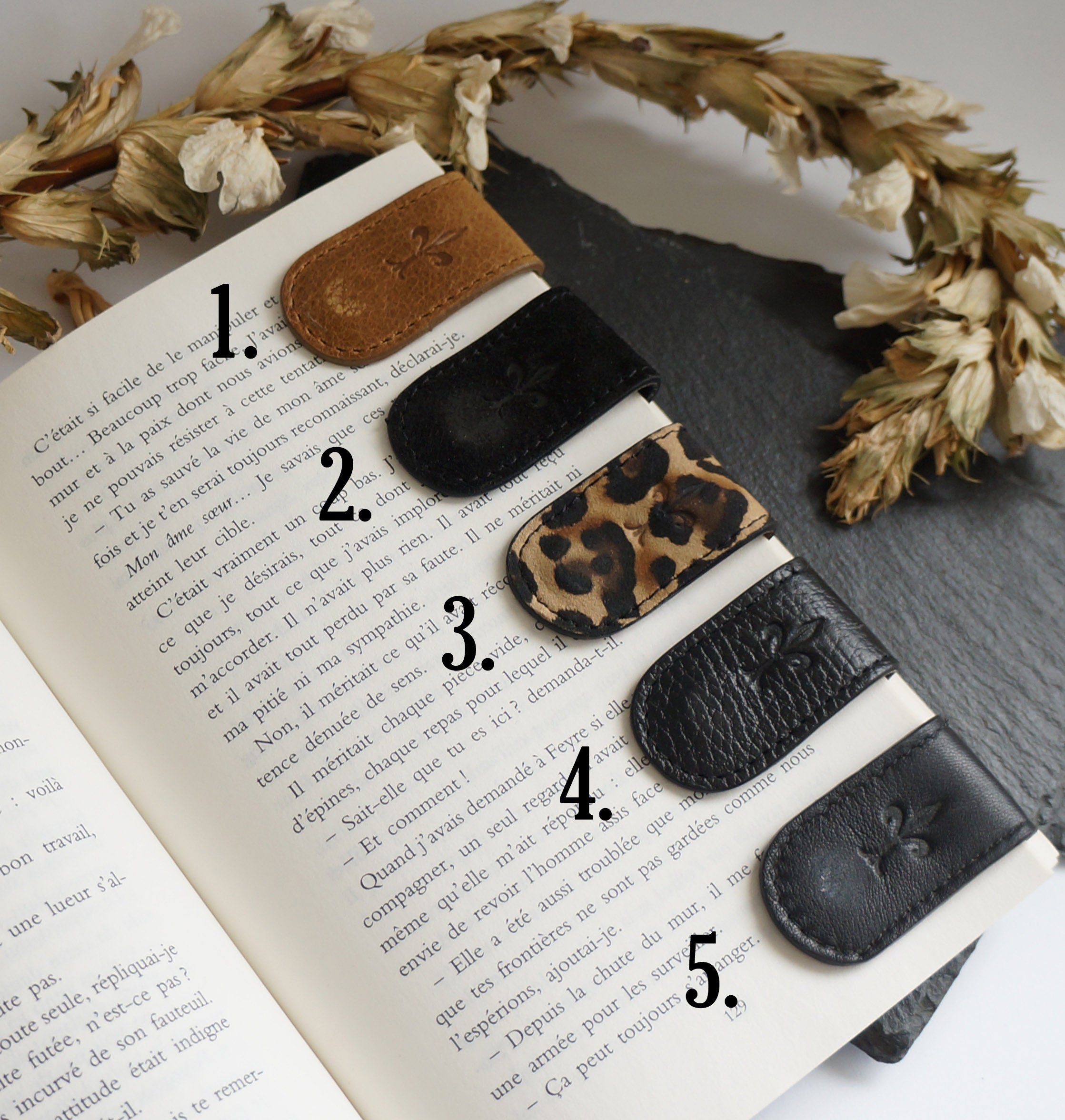 Magnetic Bookmarks - Black