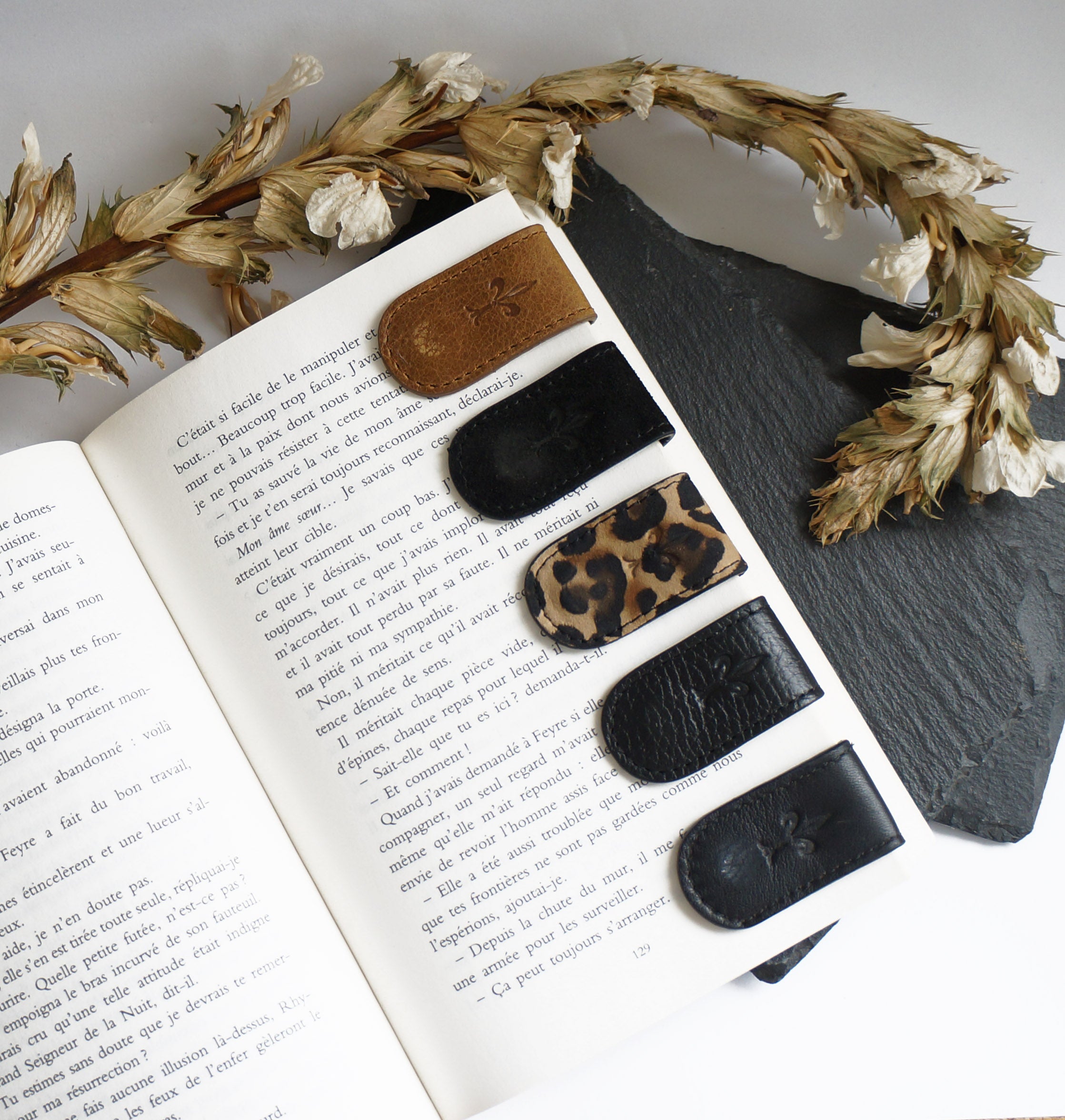 Magnetic Bookmarks - Black