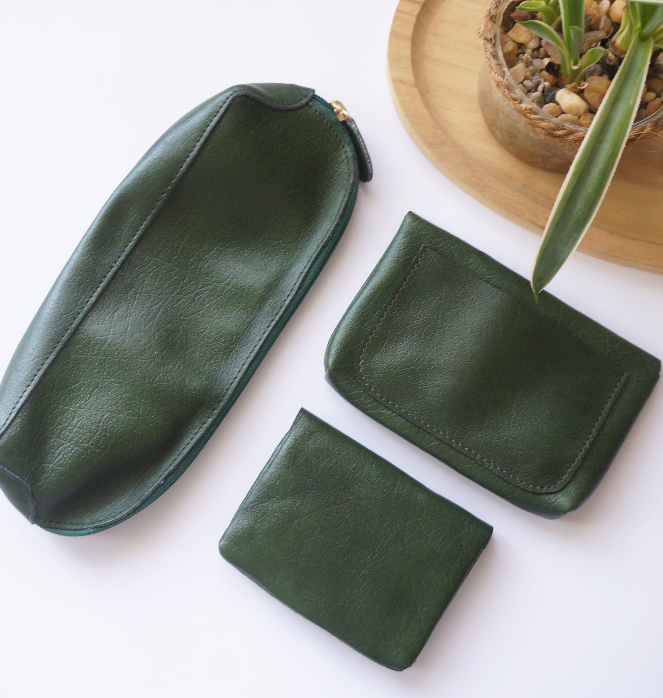 Pine Tree Leather Essentials Set – Pack of 3