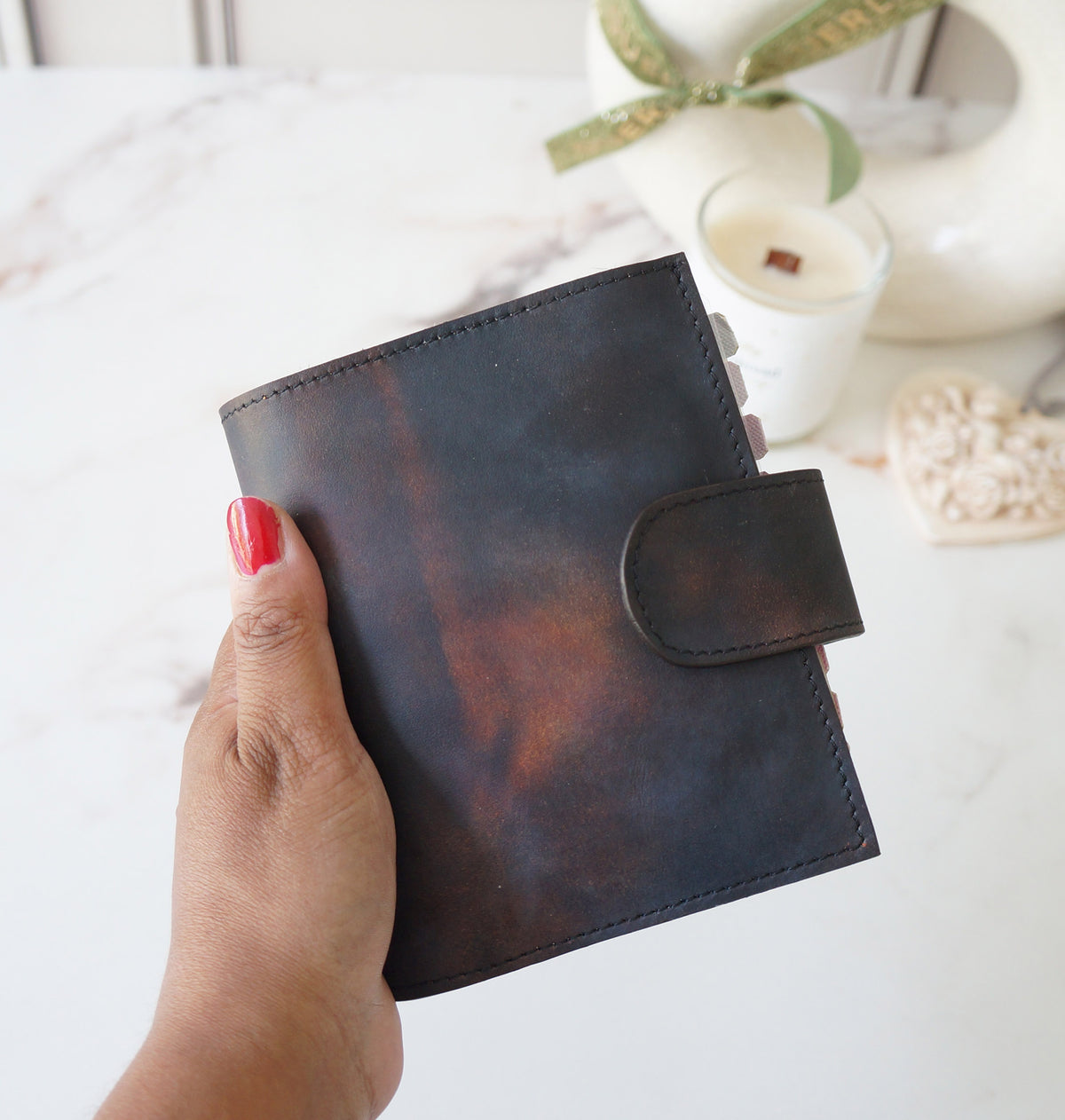 Nebuleuse Leather Planner Bundle - Pocket Ring Planner, Fly Leaf Wallet, Pouch & Bracelet