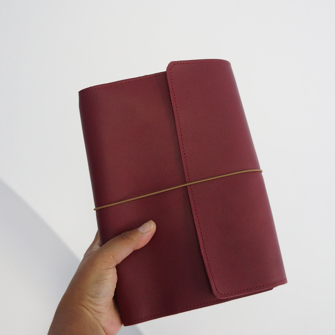 Trifold Combo A5 Cover + Wallet - Dark Red