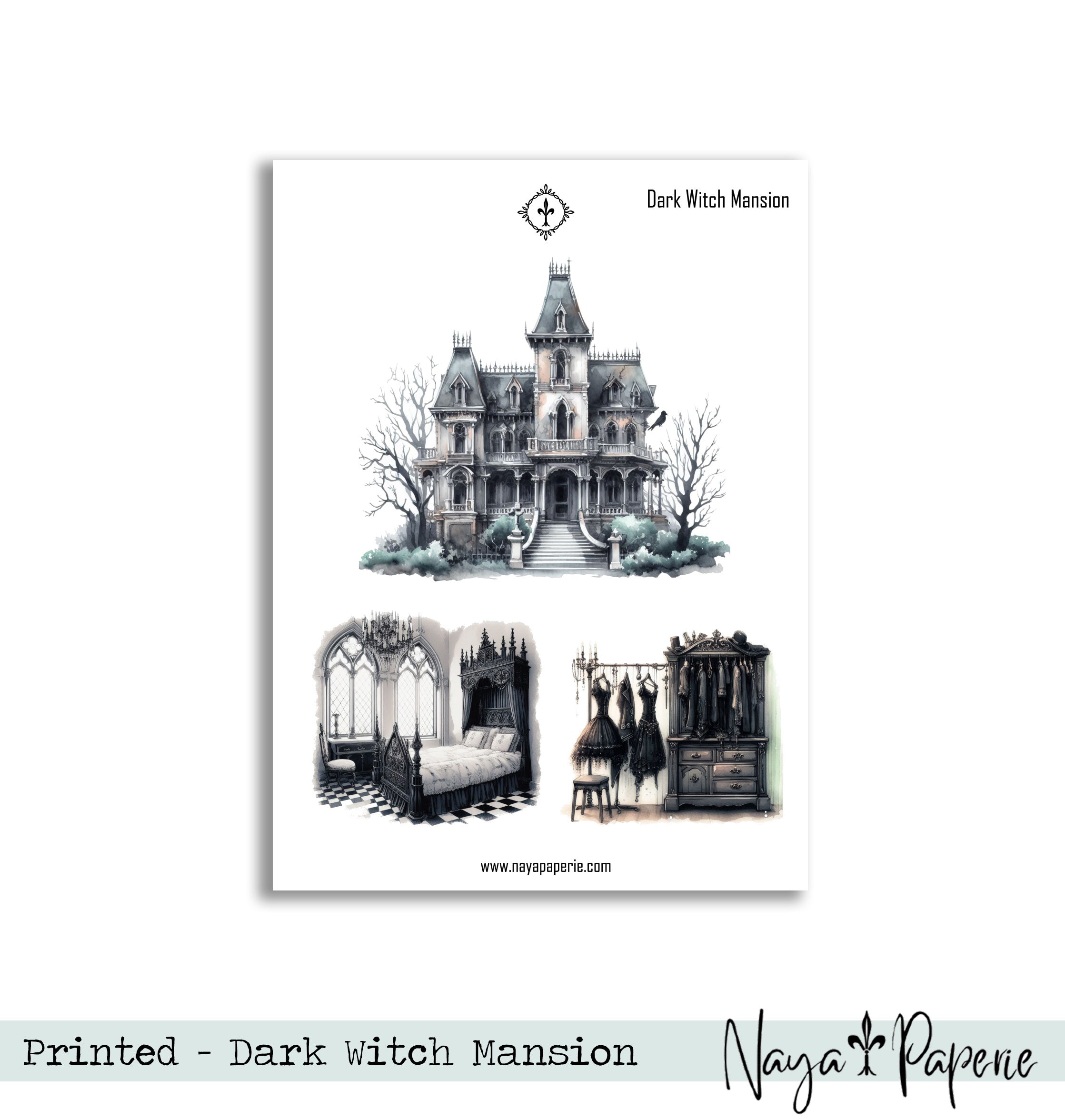 Dark Witch Mansion | Deco Sheet