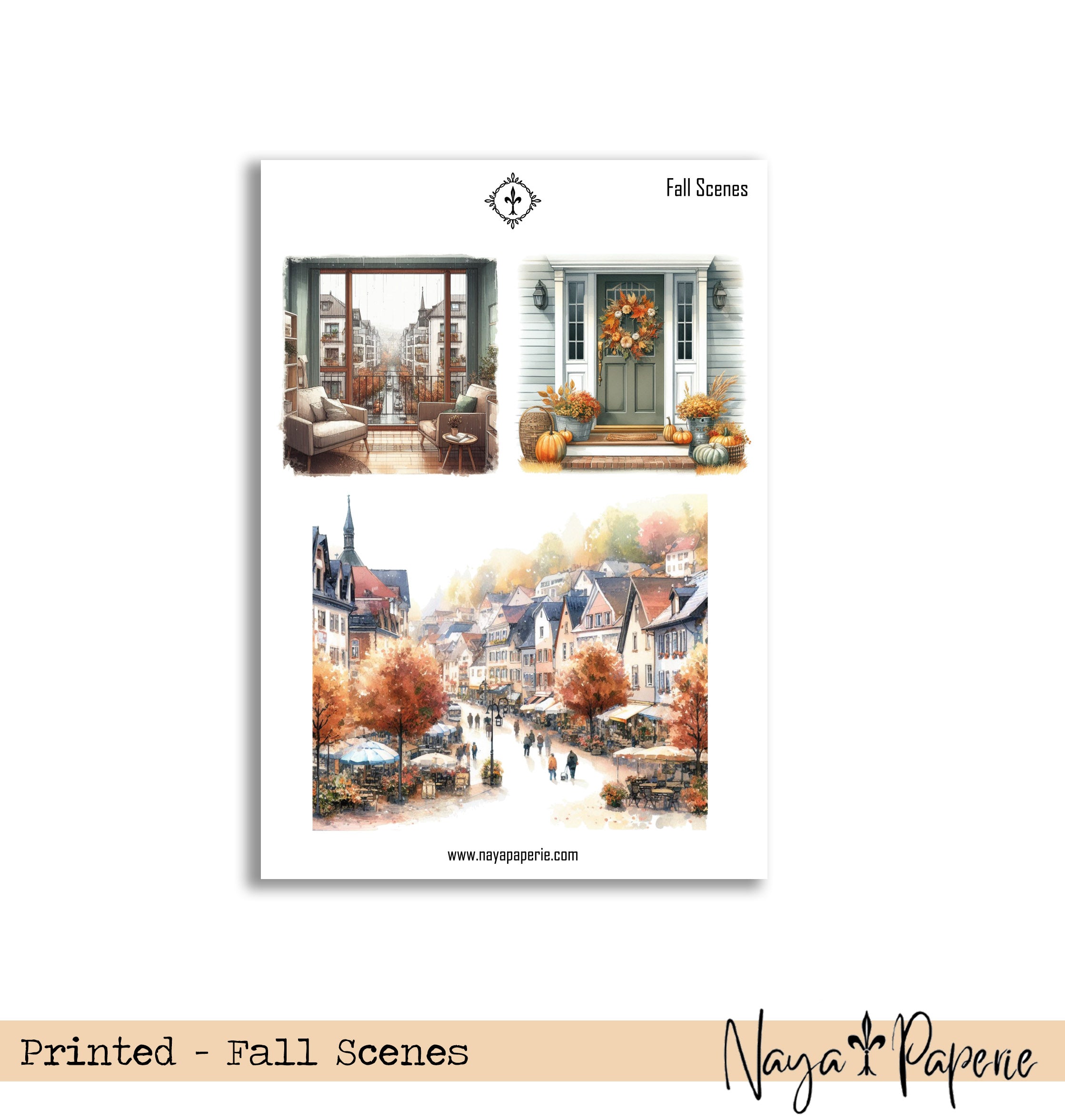 Fall Scenes | Deco Sheet