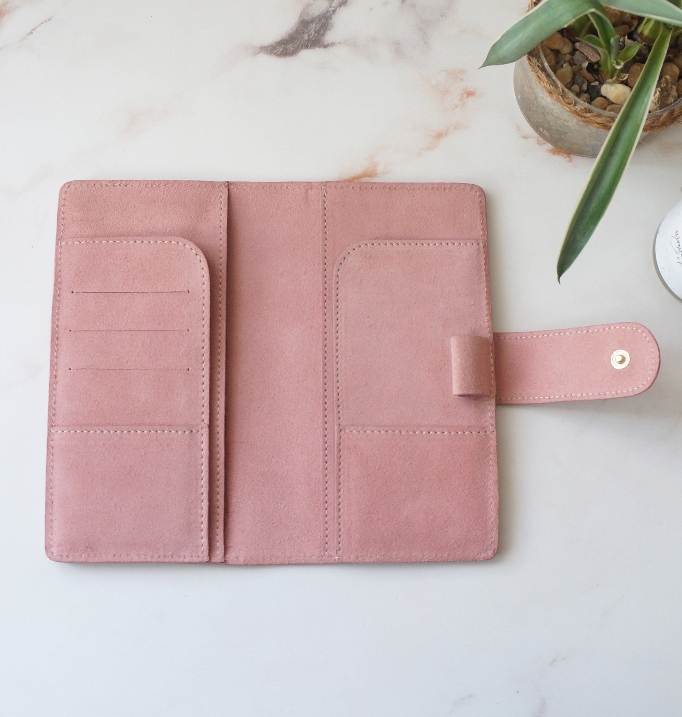 Hobonichi Mega Cover clear front - Suede Fresia