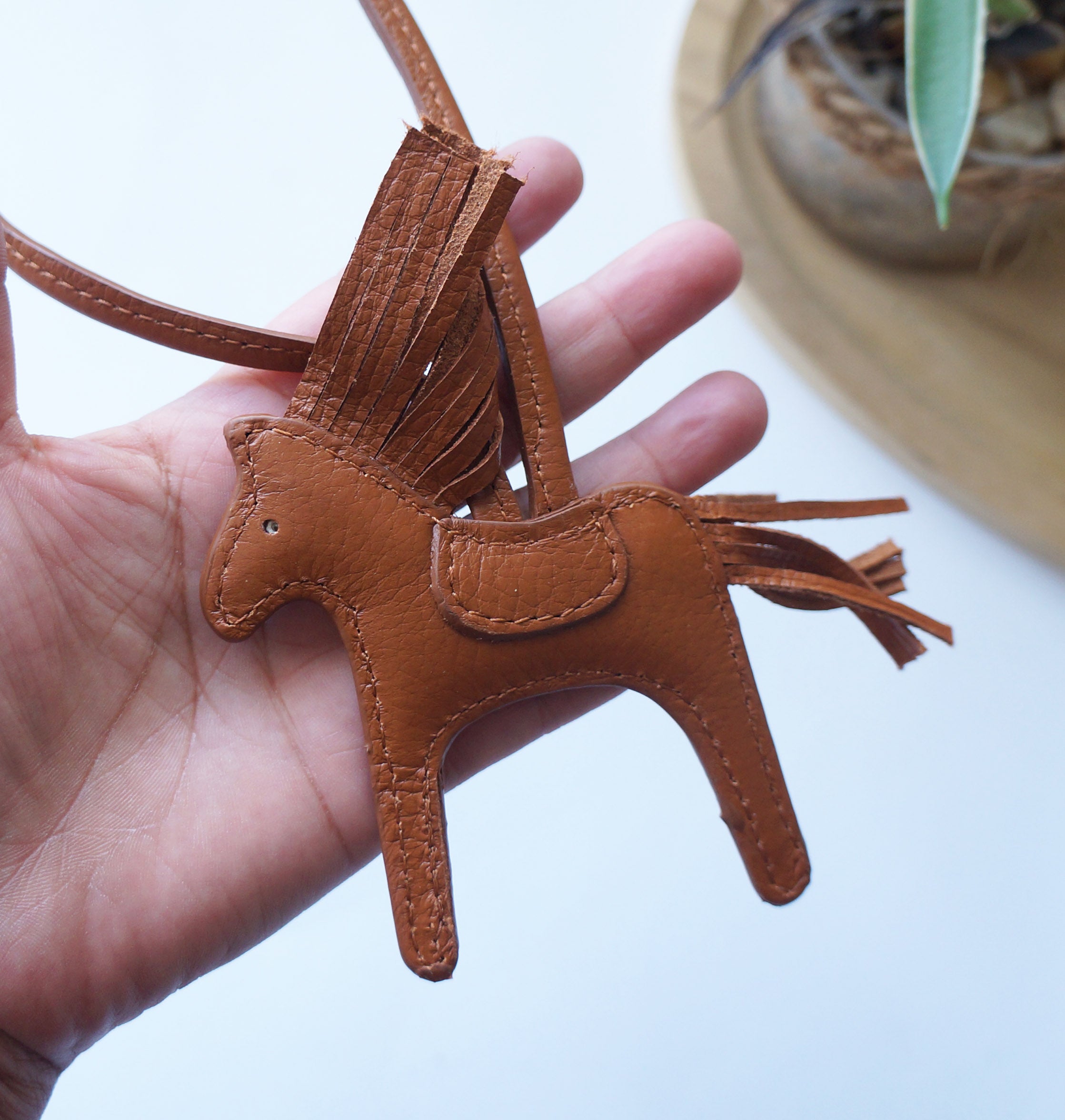 Leather Horse Charms - Brown Palette