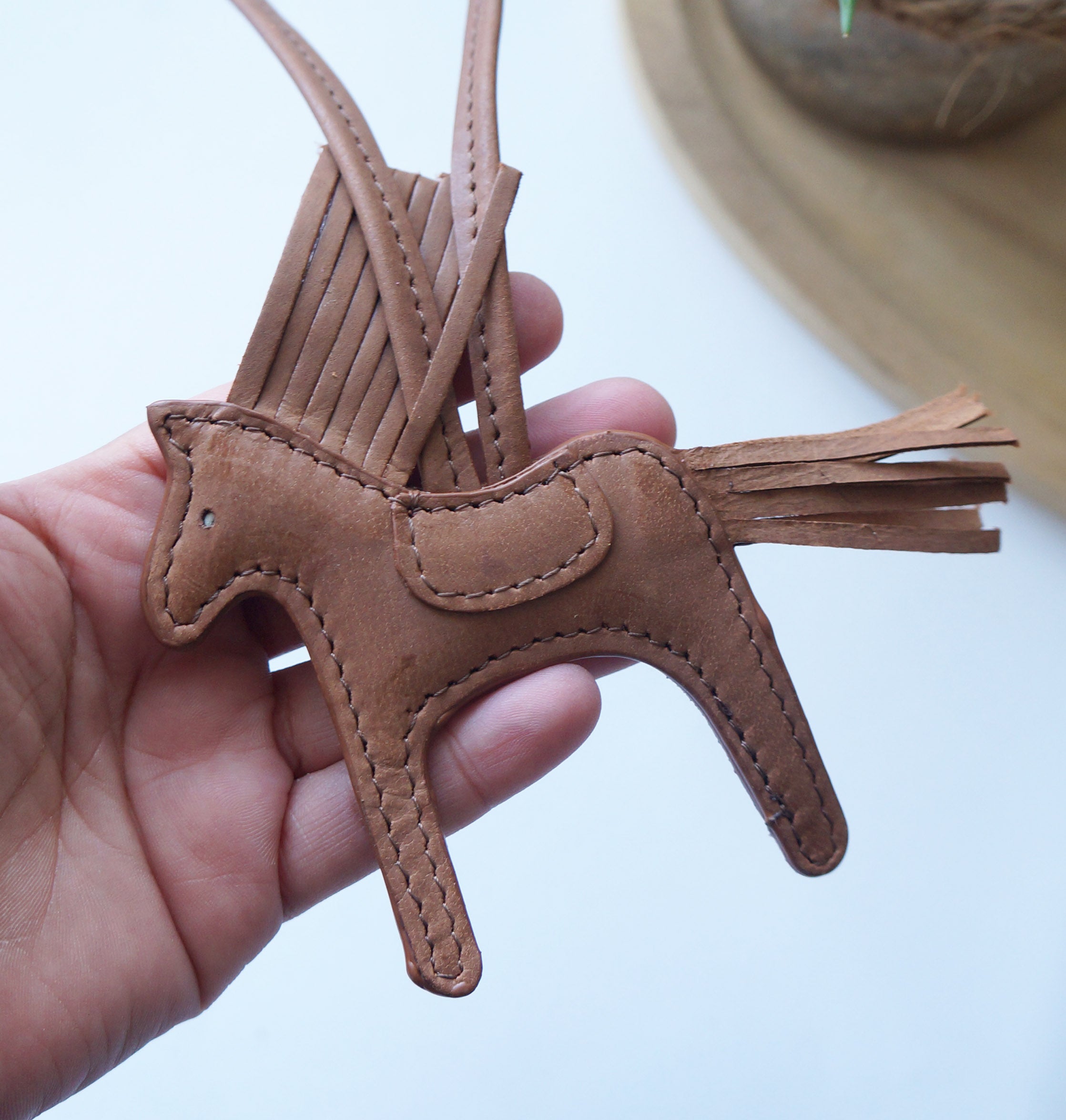 Leather Horse Charms - Brown Palette