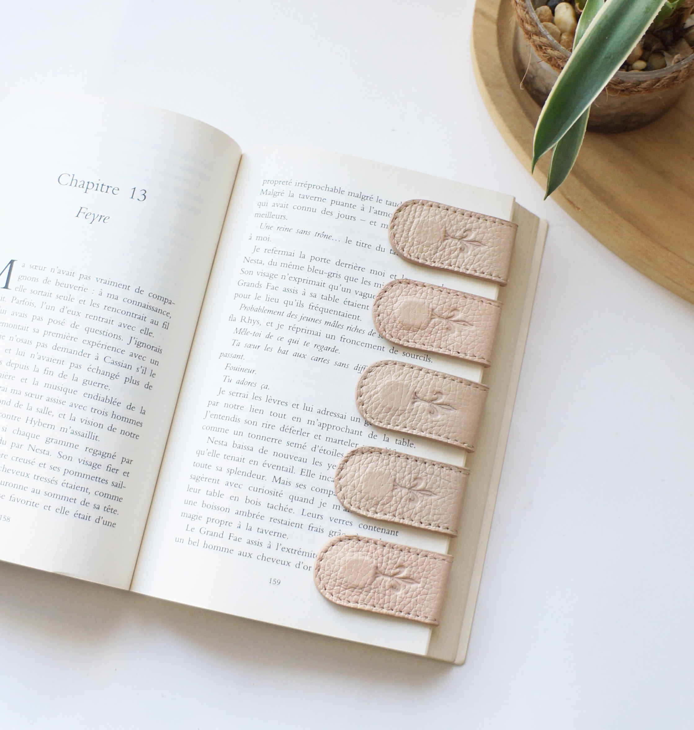Magnetic Bookmarks - Blush Pink
