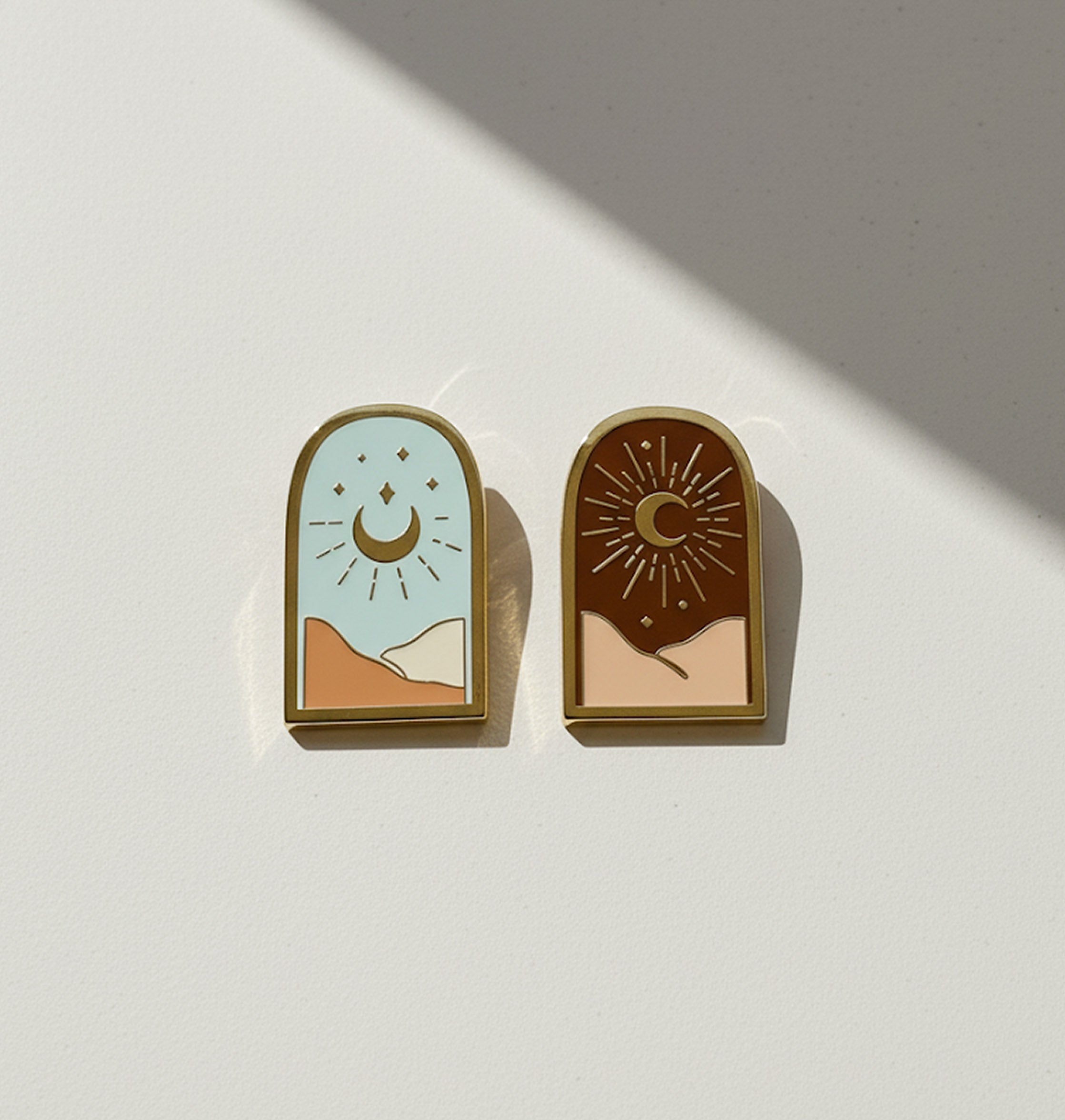 Moon Solstice Magnetic Pins