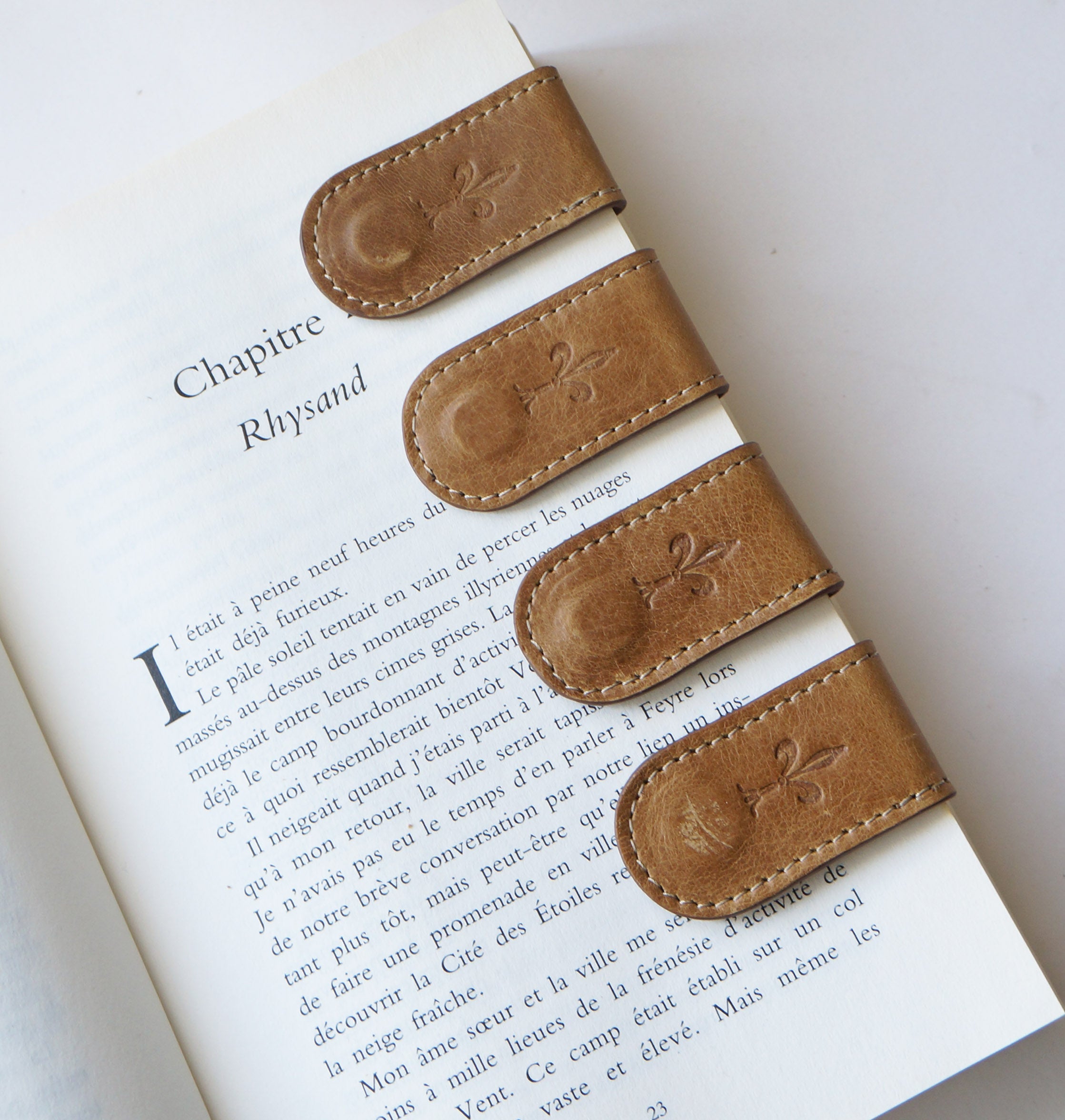 Magnetic Bookmarks - Almond