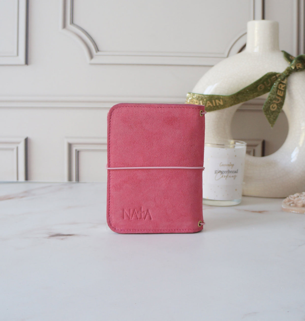 Passport Combo - Suede Flamingo