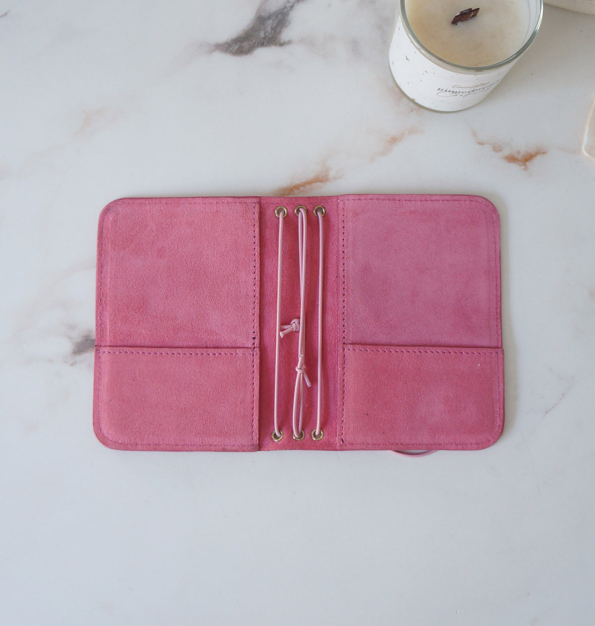 Passport Combo - Suede Flamingo