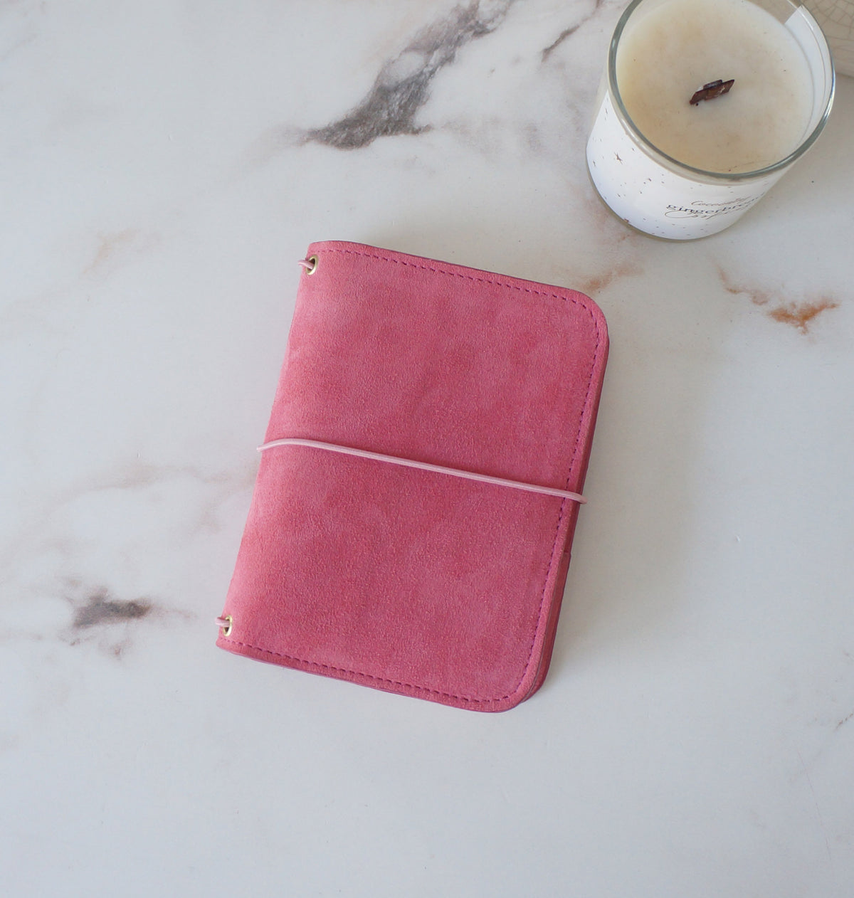 Passport Combo - Suede Flamingo