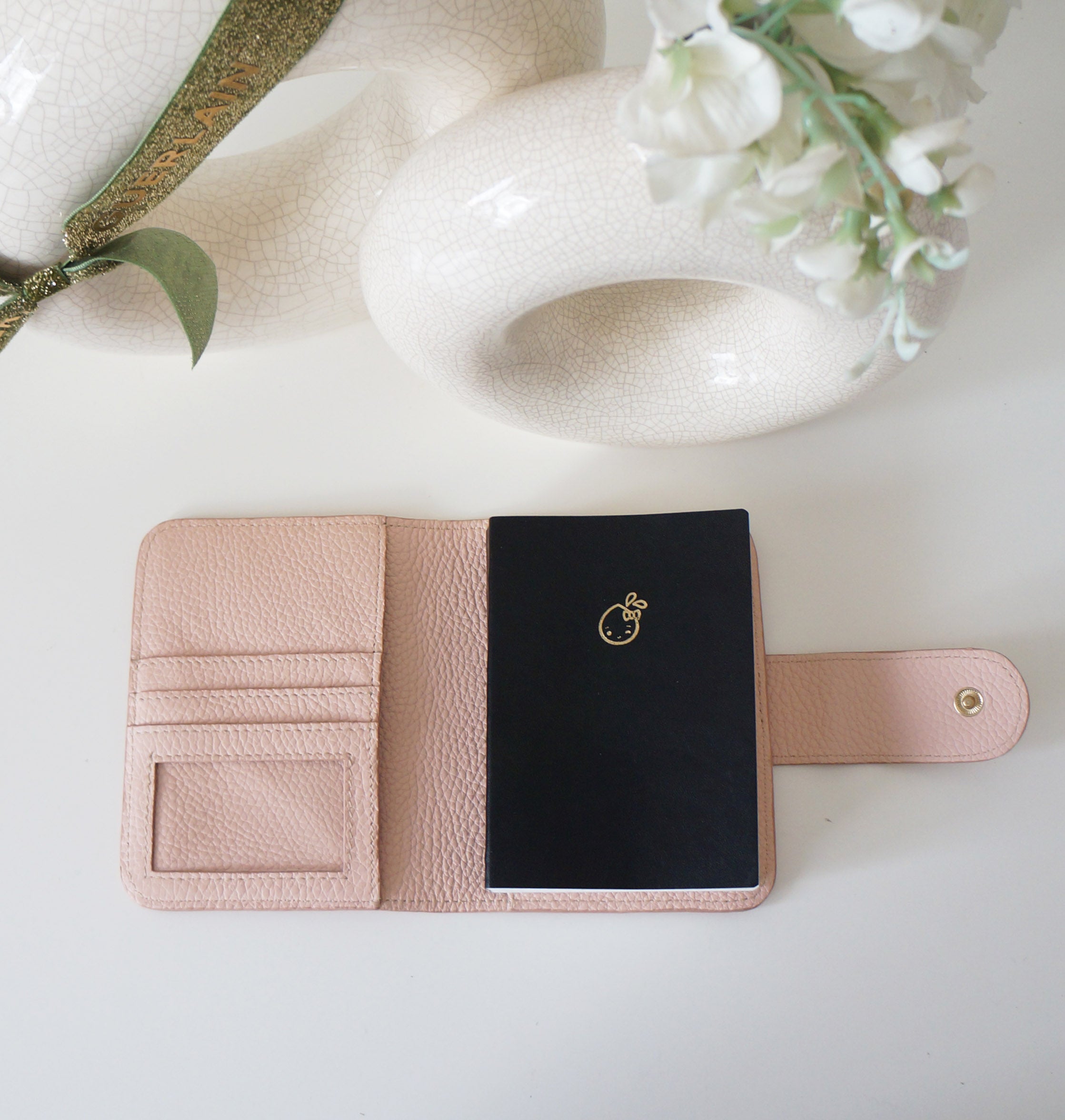 Passport Journal Cover - Pebbled Pink