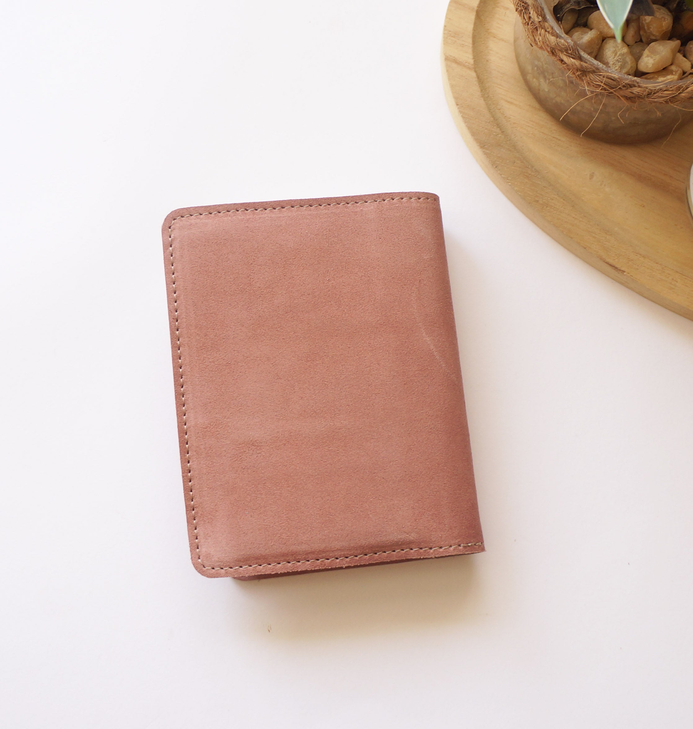 Passport Rustic - Nude & Salmon Suede