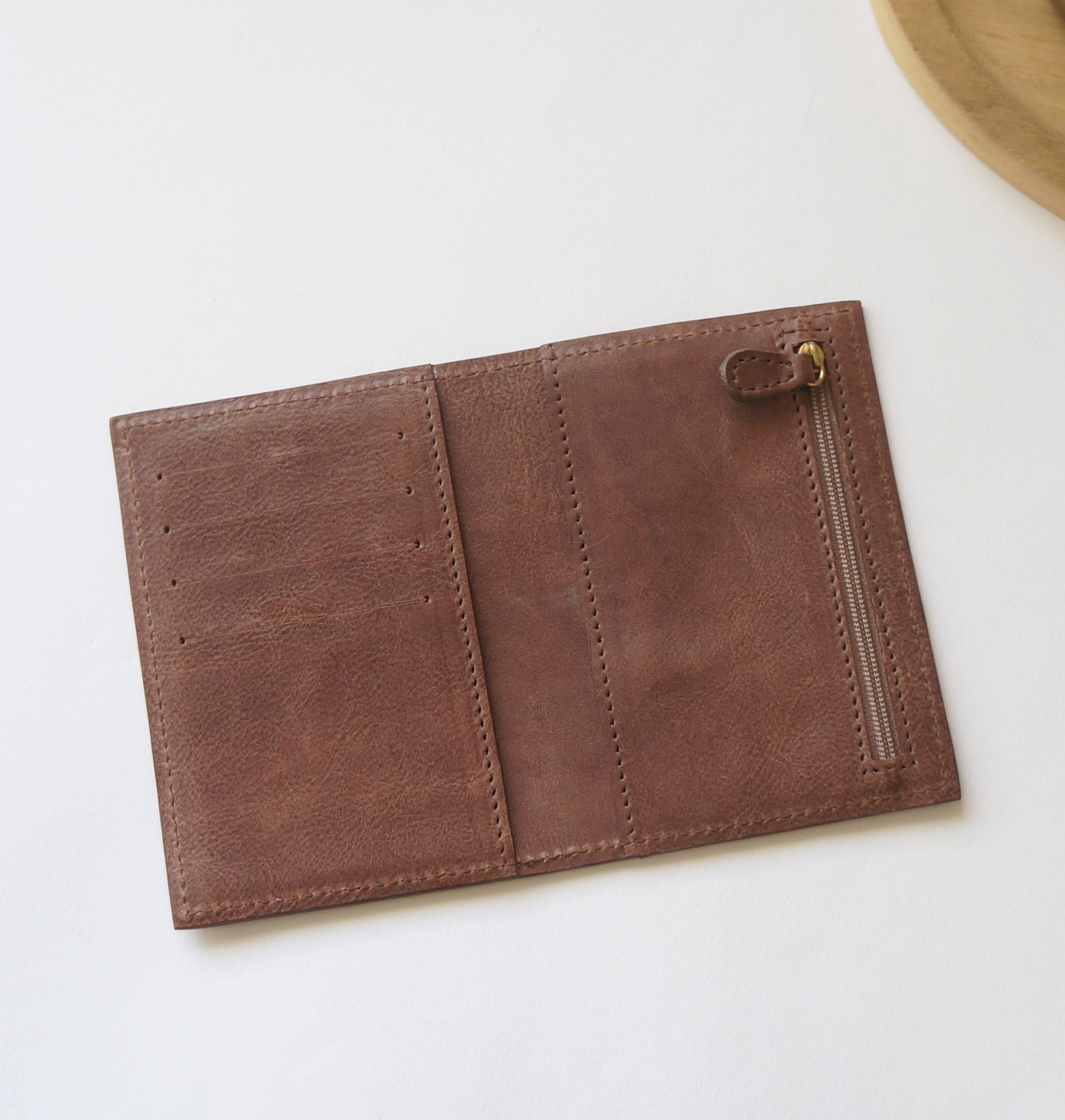 Passport Leather Inserts - Brownie