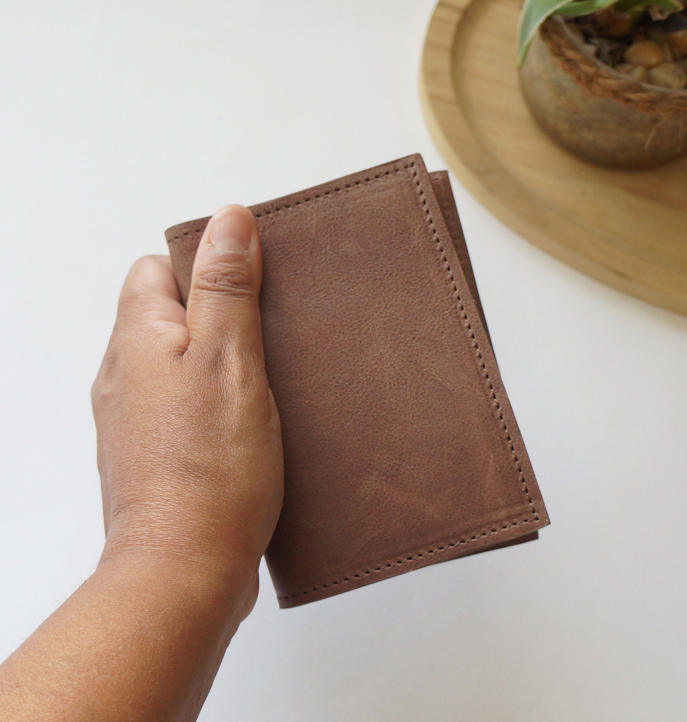 Passport Leather Inserts - Brownie