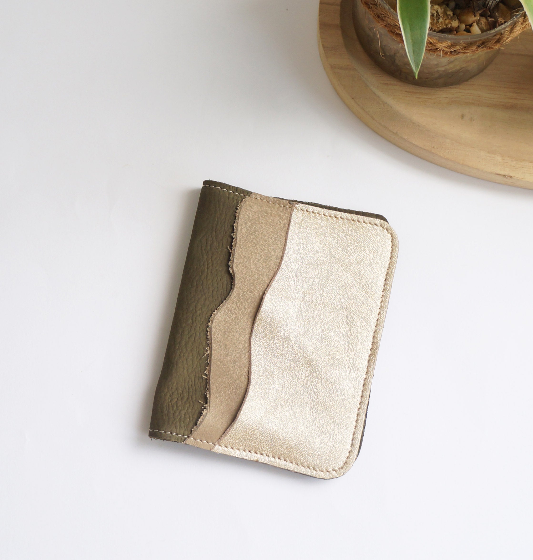 Passport Rustic - Green suede/Sand/Champagne