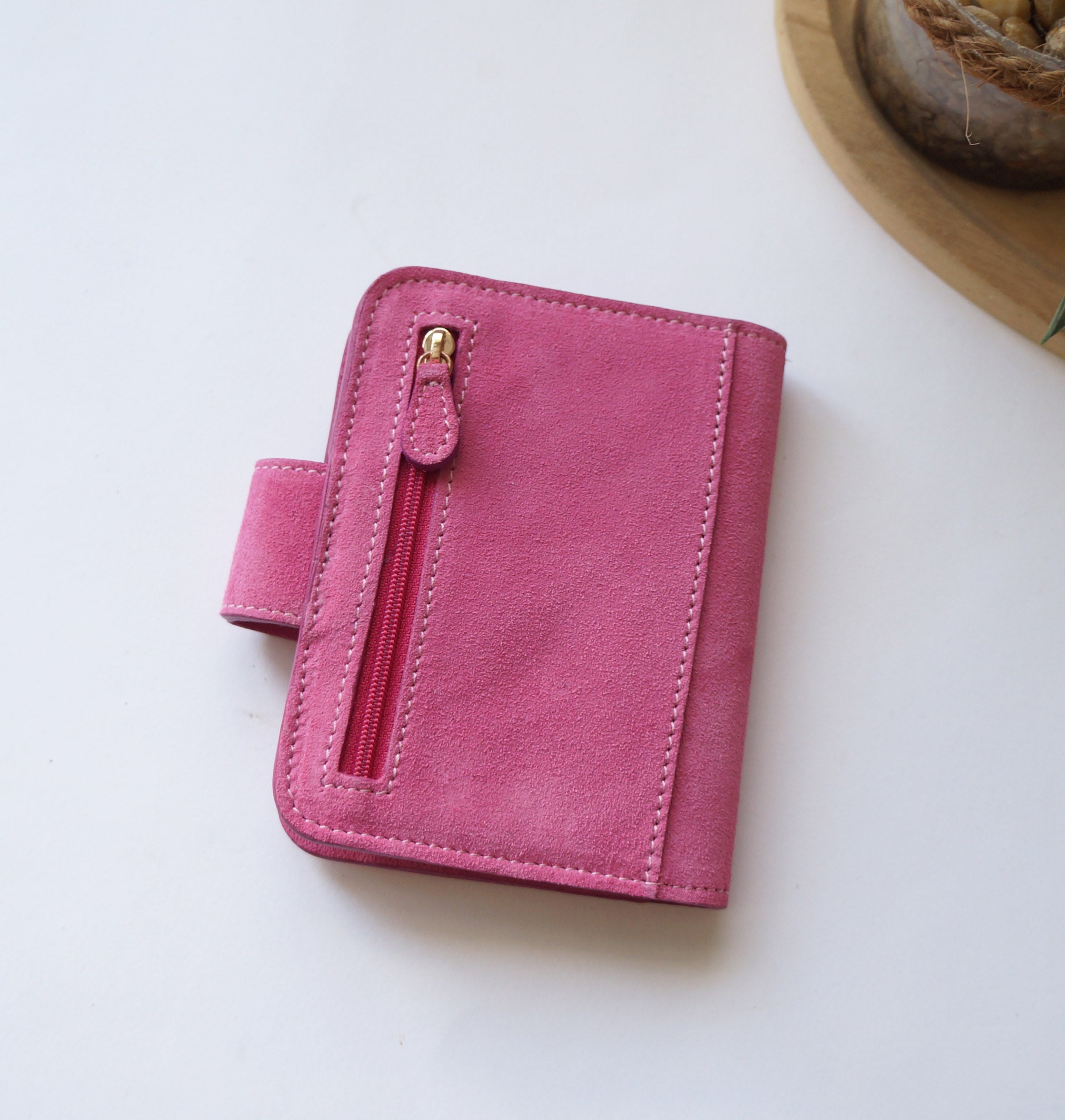 Passport Journal Cover - Suede Dragonfruit