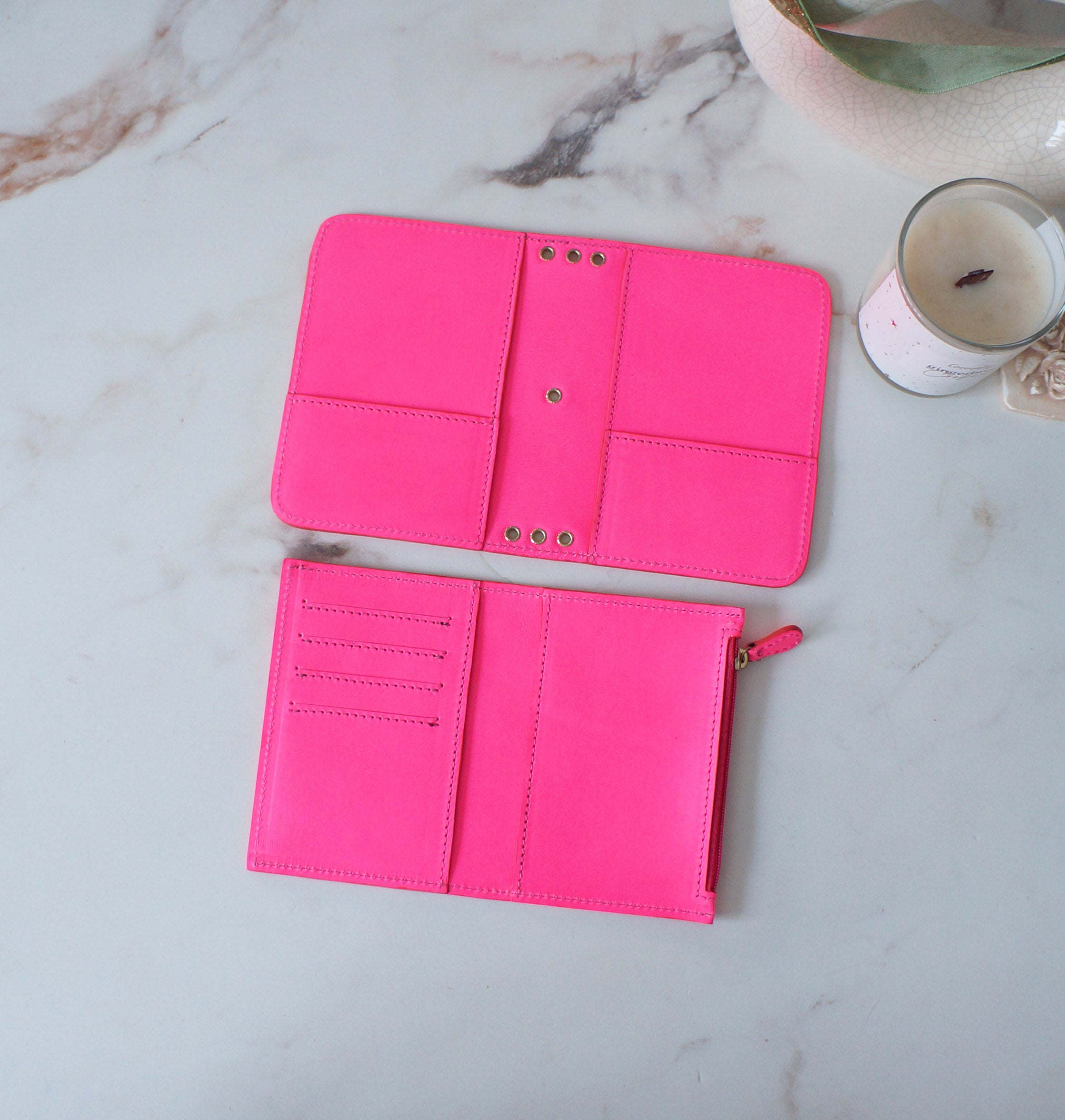Passport Combo - Neon Pink