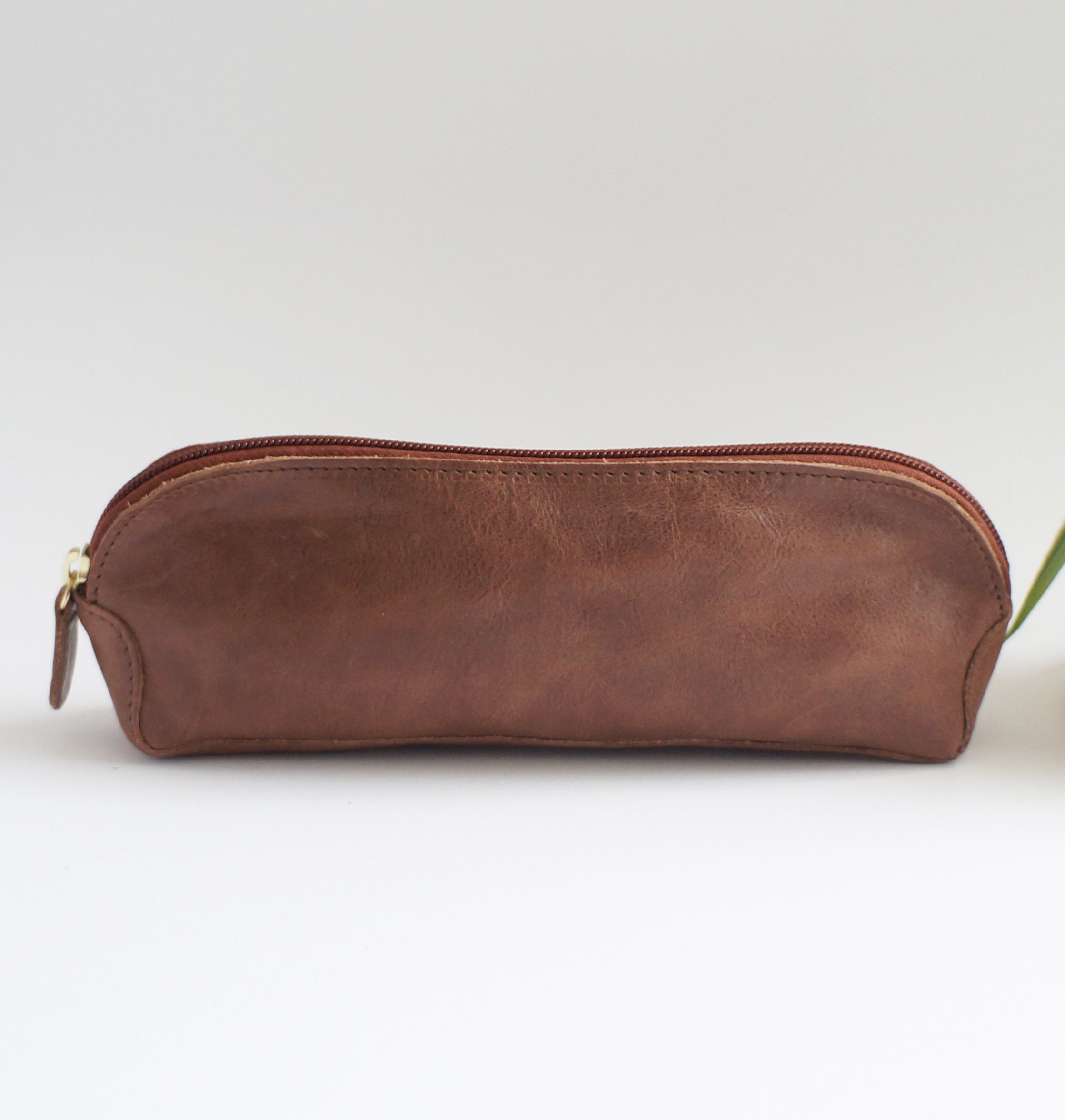 Pen Case - Brownie leather