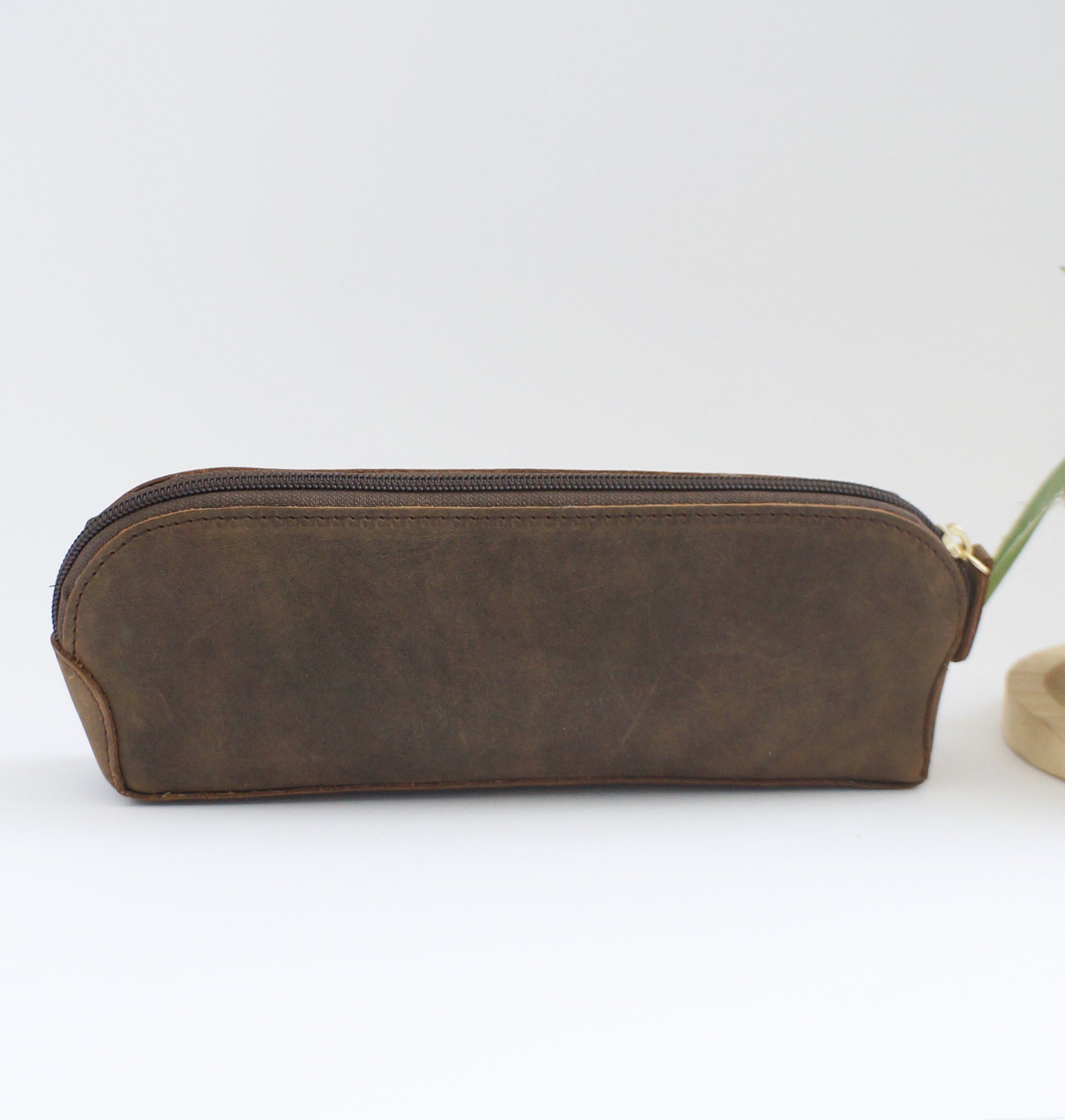 Pen Case - Teddy leather